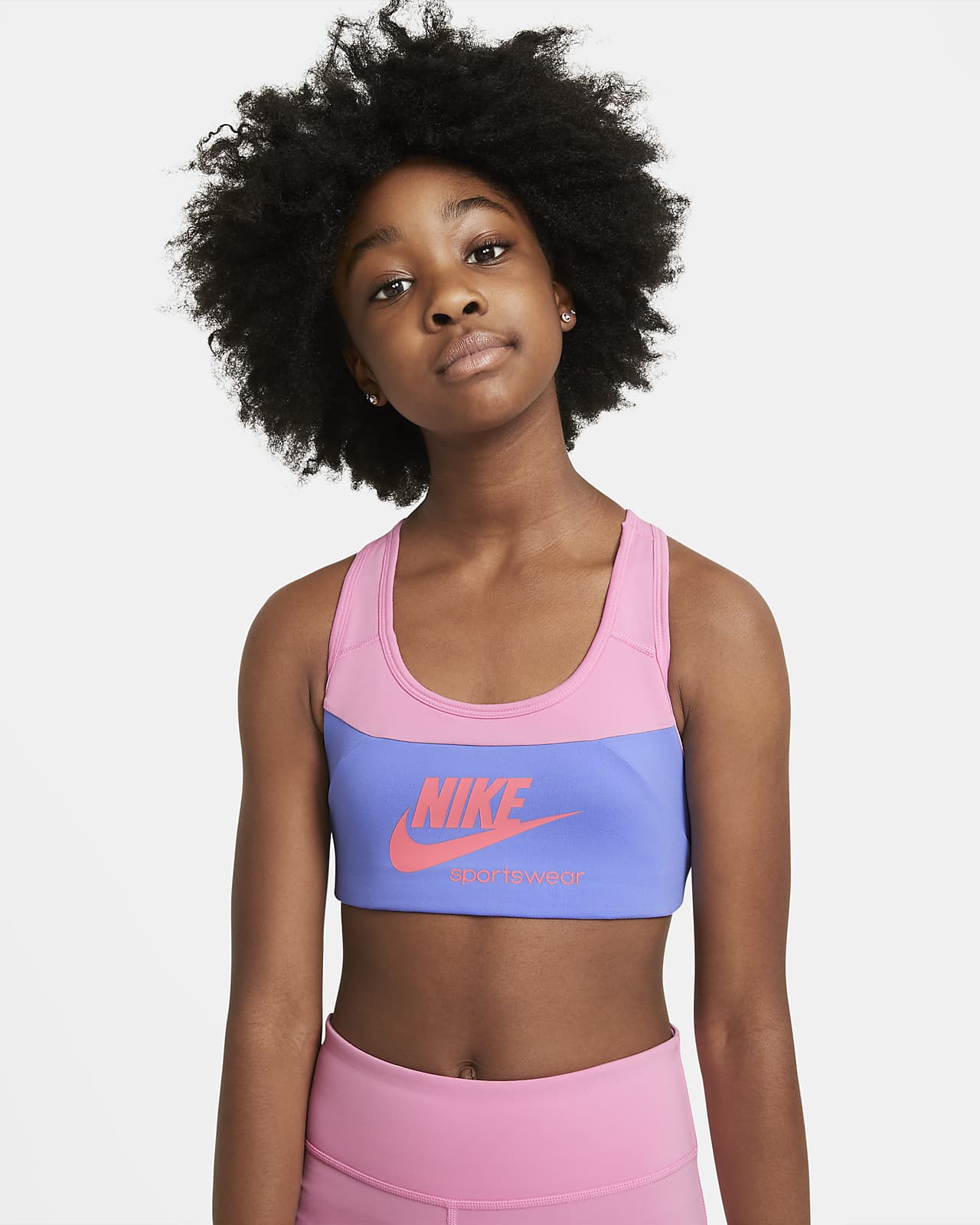 nike sports bra kid