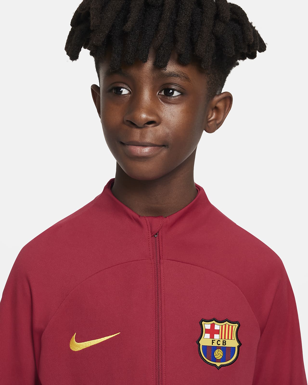 Een trouwe tweede rietje F.C. Barcelona Academy Pro Older Kids' Nike Dri-FIT Football Tracksuit. Nike  LU