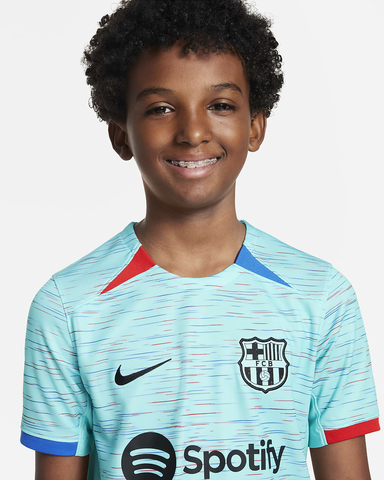 F.C. Barcelona 2023/24 Stadium Third Older Kids' Nike Dri-FIT 