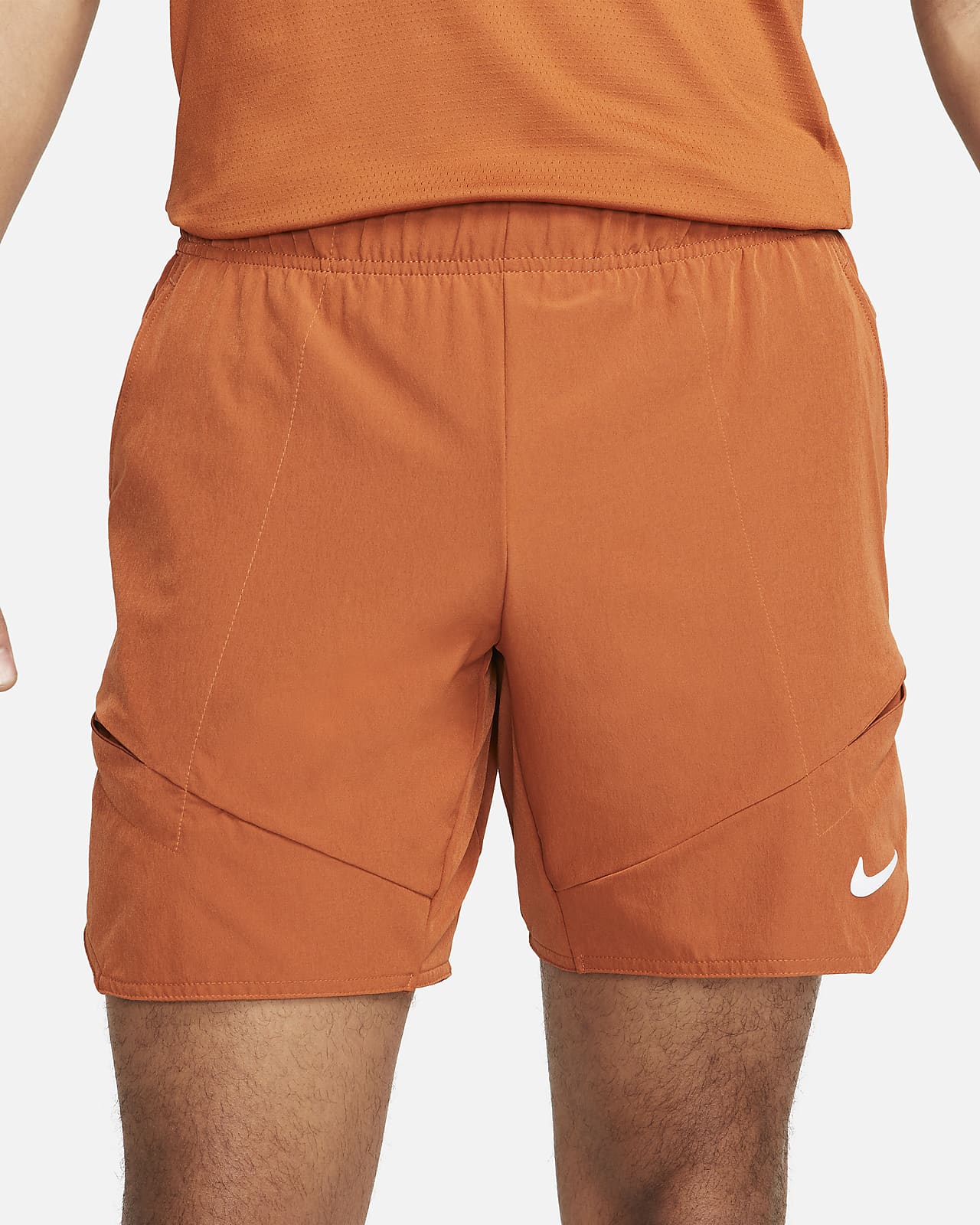 Bondgenoot Groen Peer NikeCourt Dri-FIT Advantage Tennisshorts voor heren (18 cm). Nike NL