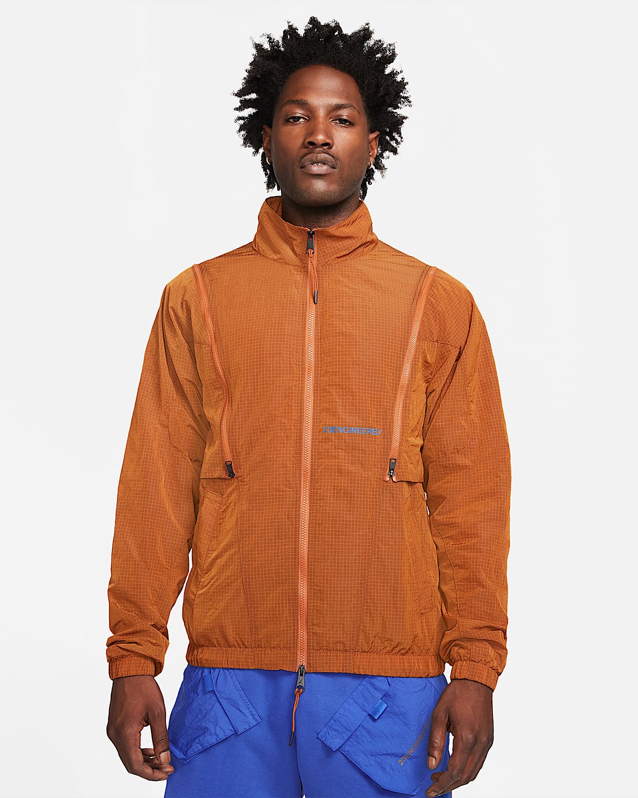 orange jacket nike