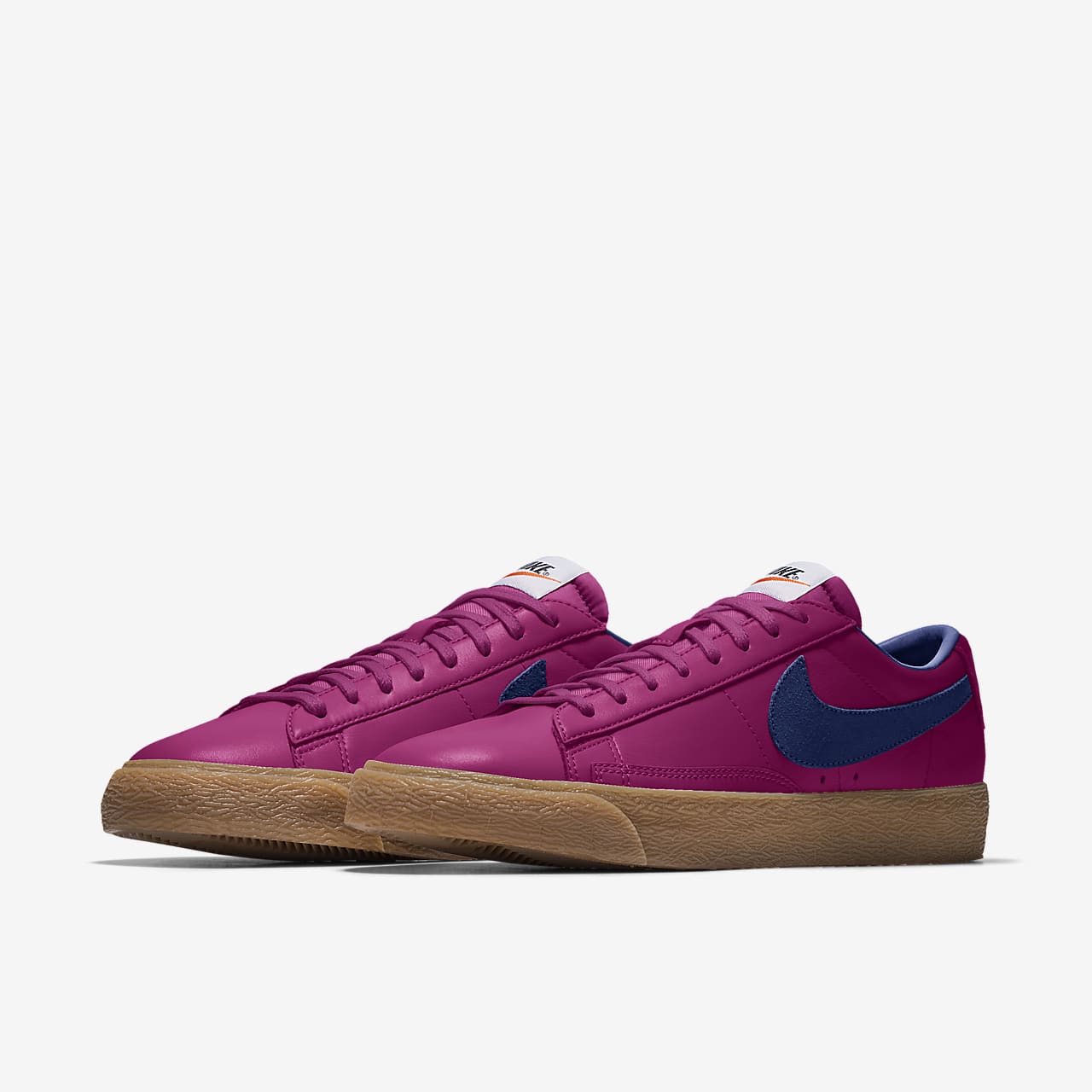 nike blazer low womens purple