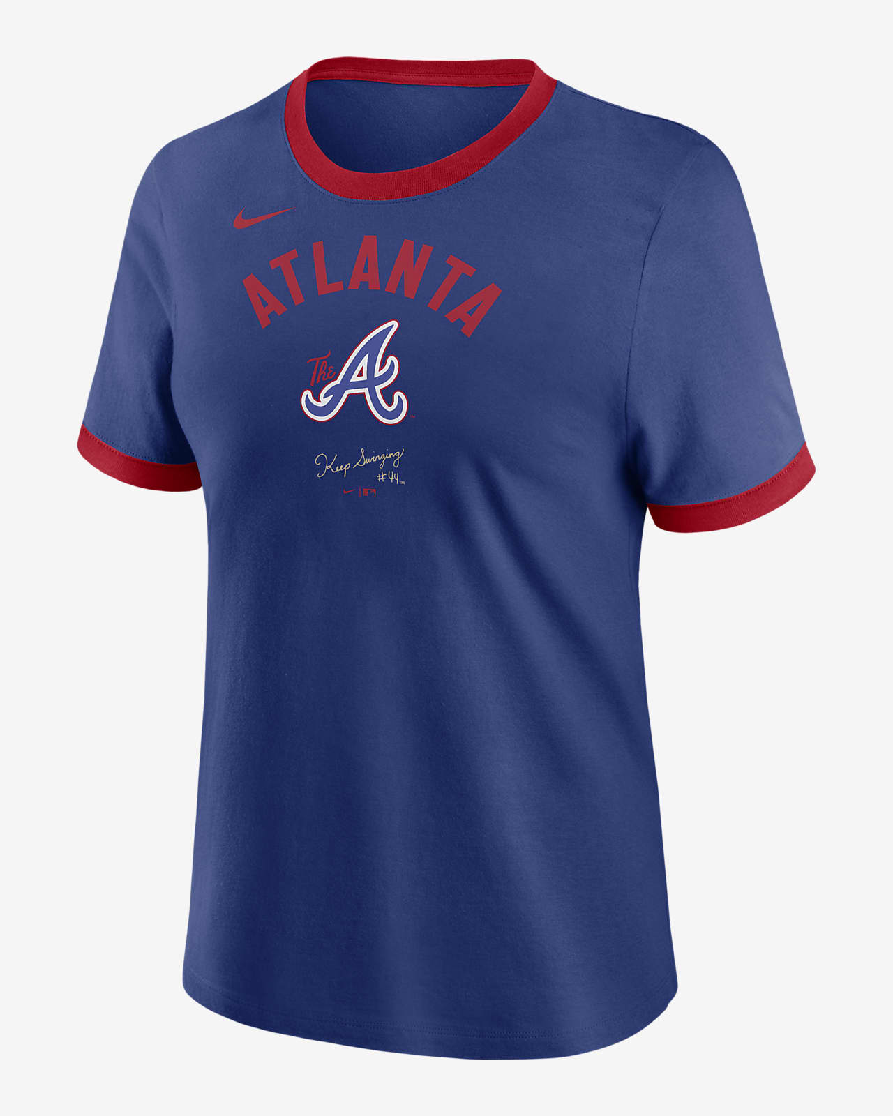 Atlanta Braves City Connect Women's Nike MLB Ringer T-Shirt