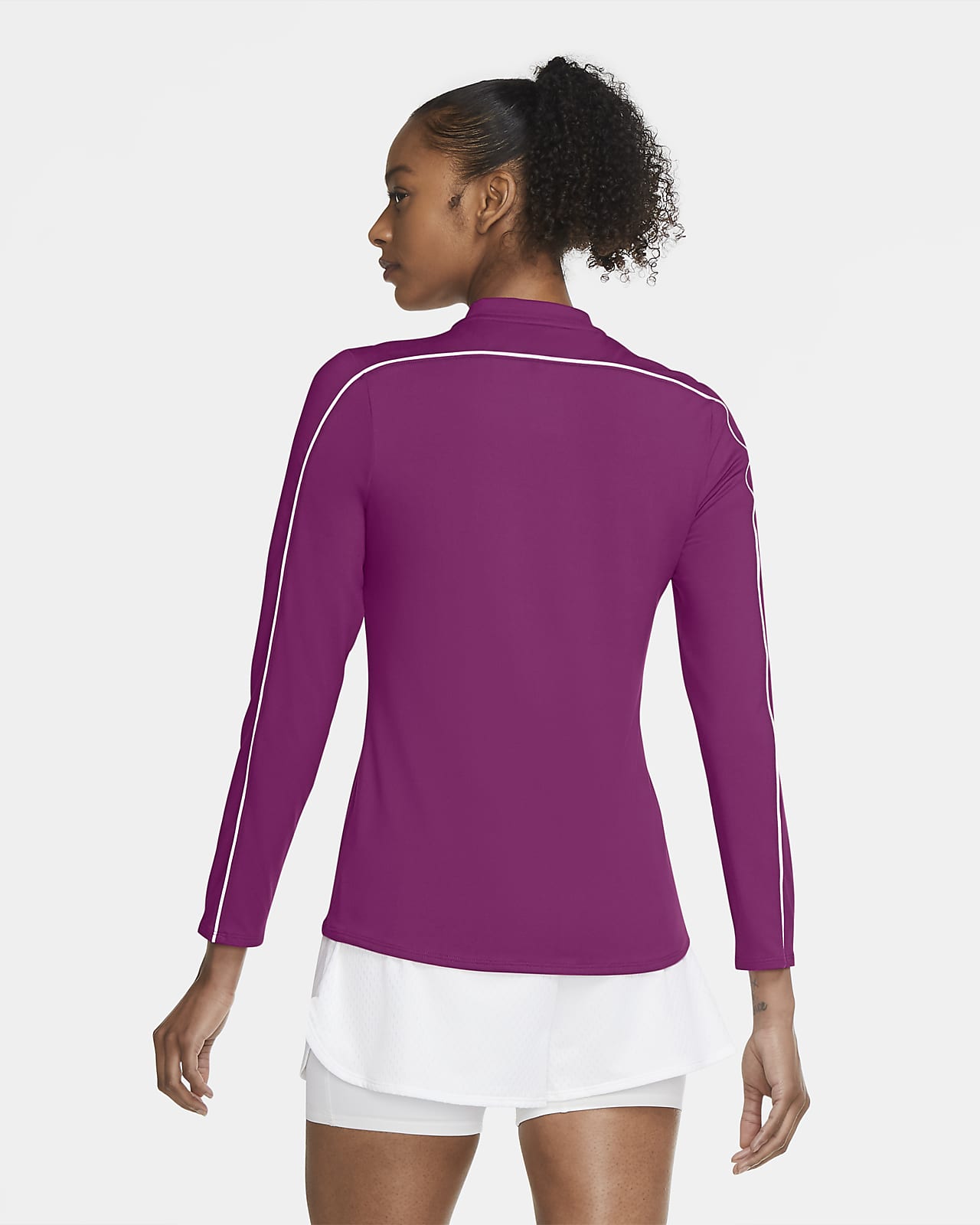 nike dri fit v neck women's long sleeve