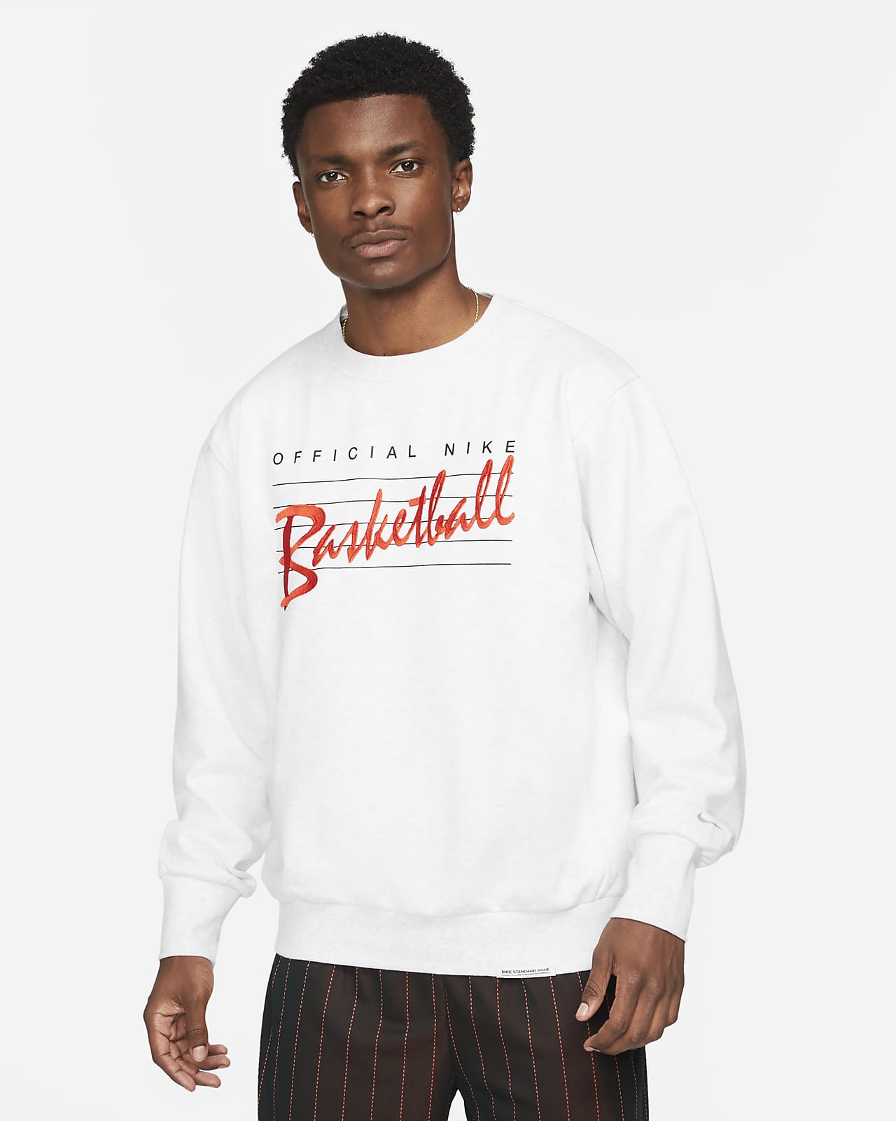 Nike Dri-FIT Standard Issue Men's Basketball Sweatshirt. Nike CA