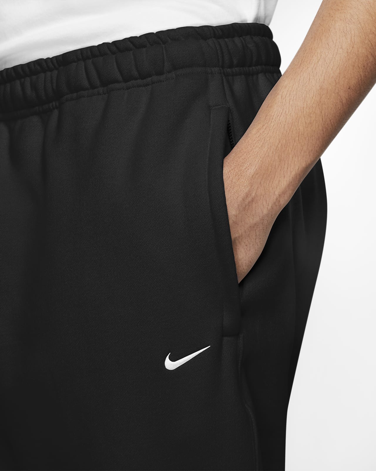 nikelab fleece pants black