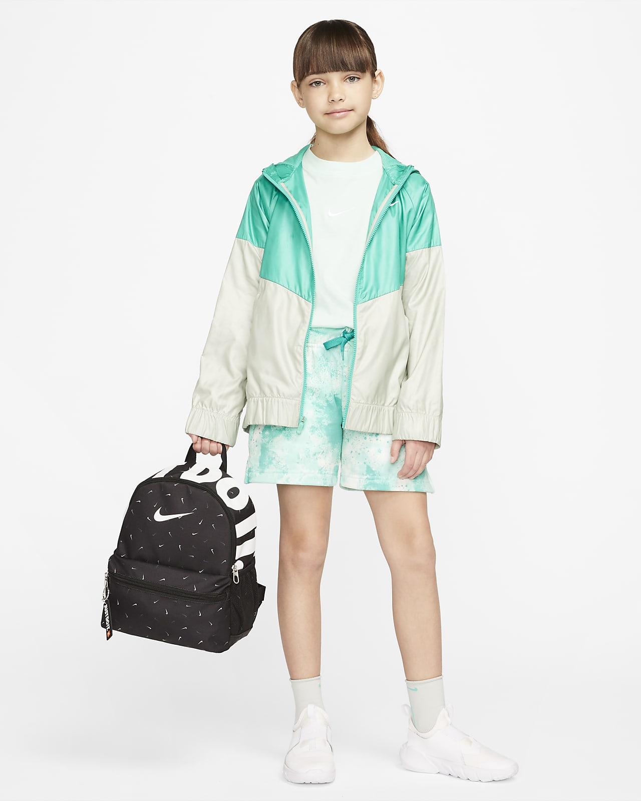 Nike Brasilia JDI Kids' Backpack (Mini) Dark grey