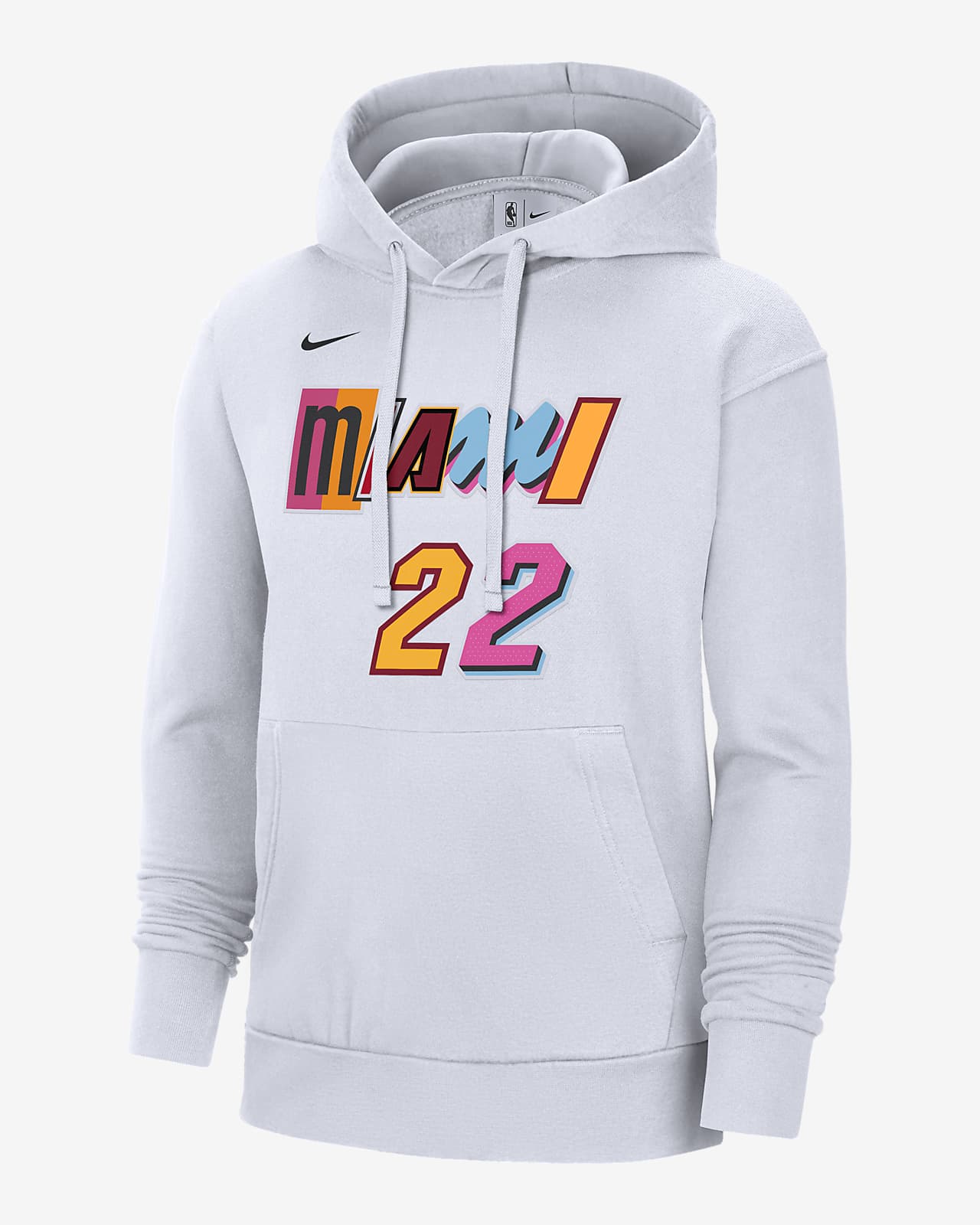 Miami Heat City Edition Nike NBA-Fleece-Hoodie für Herren