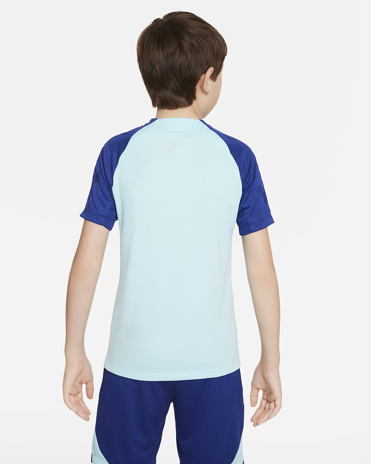 Playera de fútbol de manga corta para niños talla grande Nike Dri-FIT  Atlético Madrid Strike
