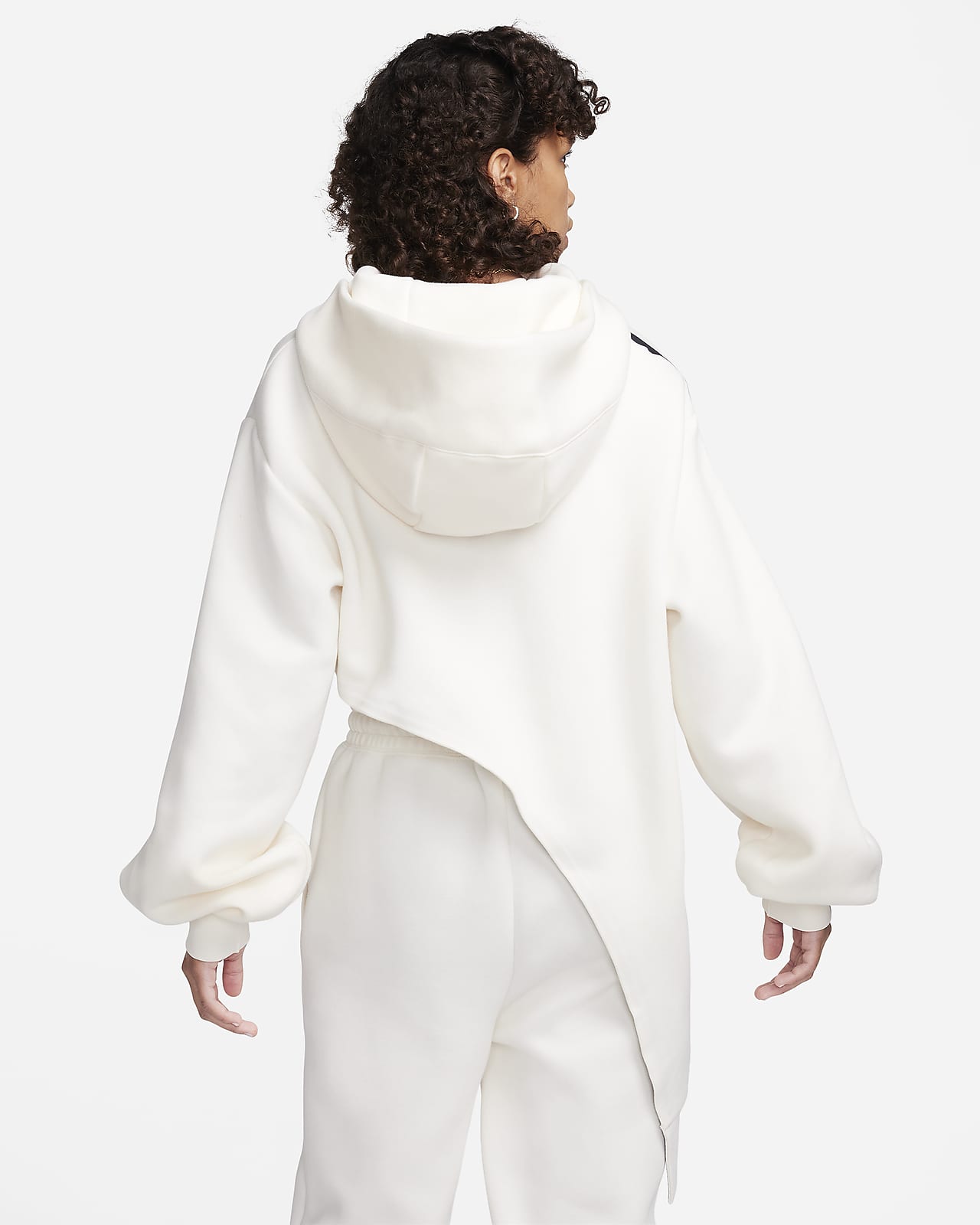 Nike asymmetrical hoodie hot sale