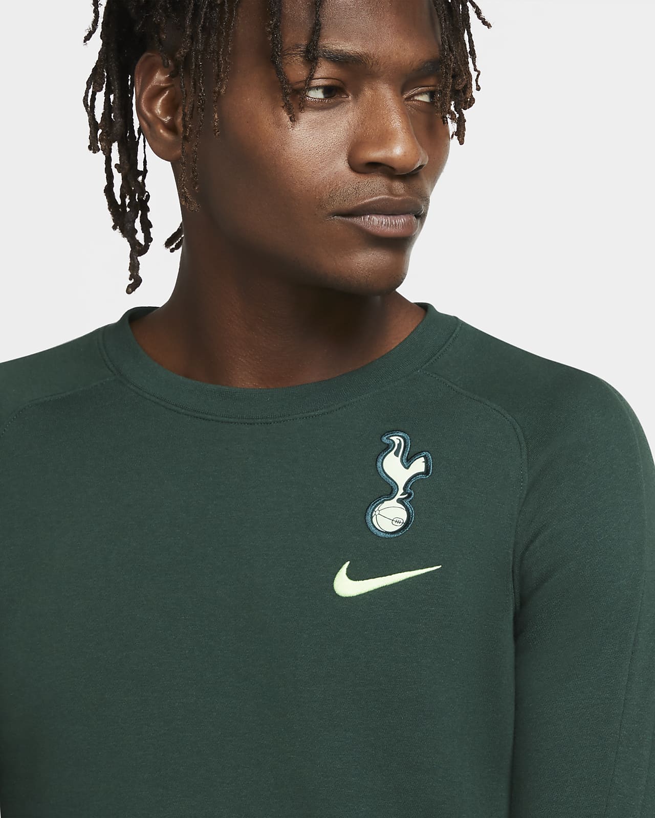 Tottenham Hotspur Men's Fleece Long-Sleeve Football Crew. Nike AU