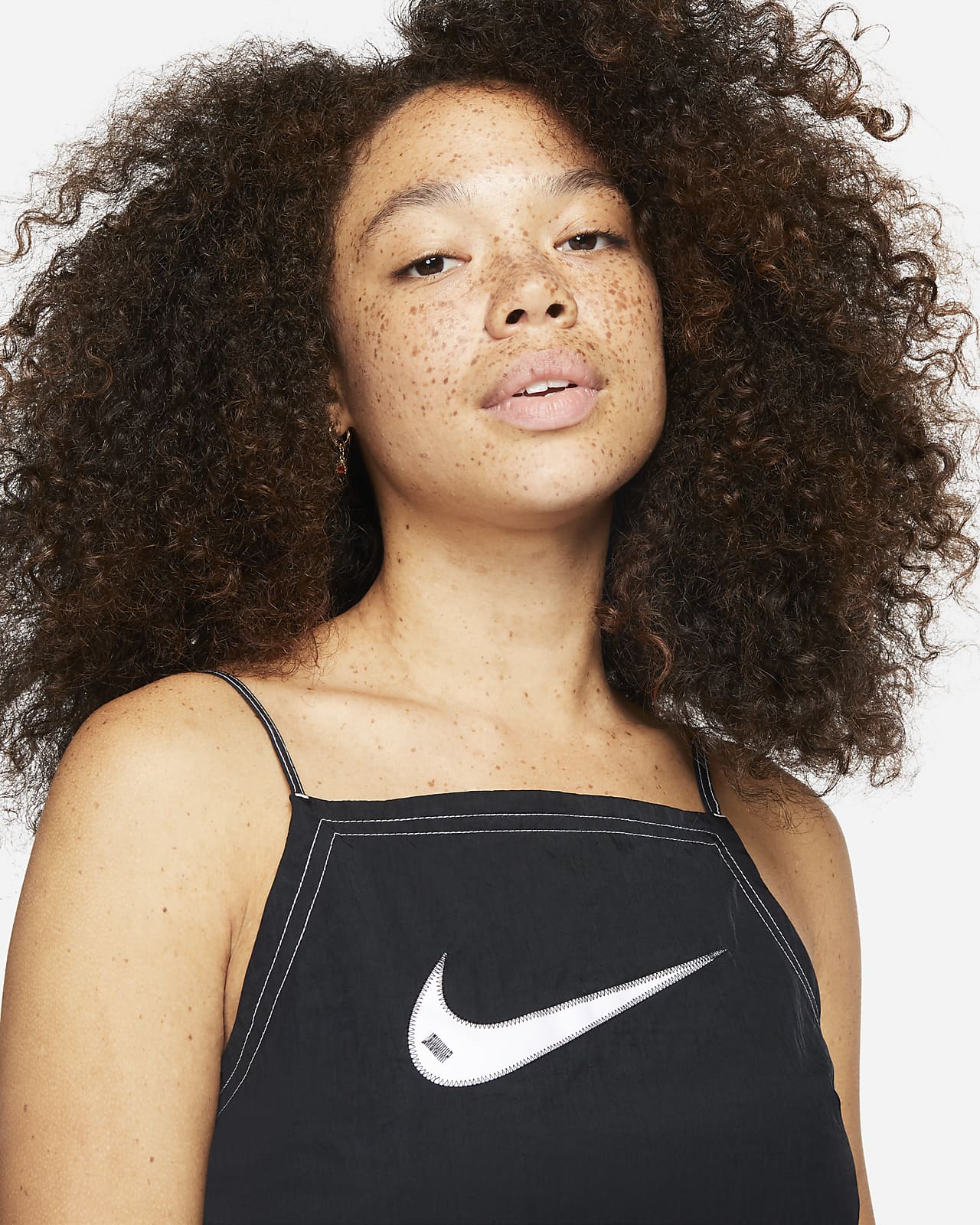 Nike Sportswear Swoosh Women's Woven Cami Dress. Nike DK