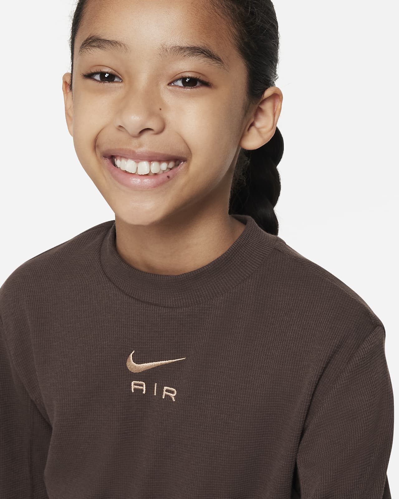 brown long sleeve top child