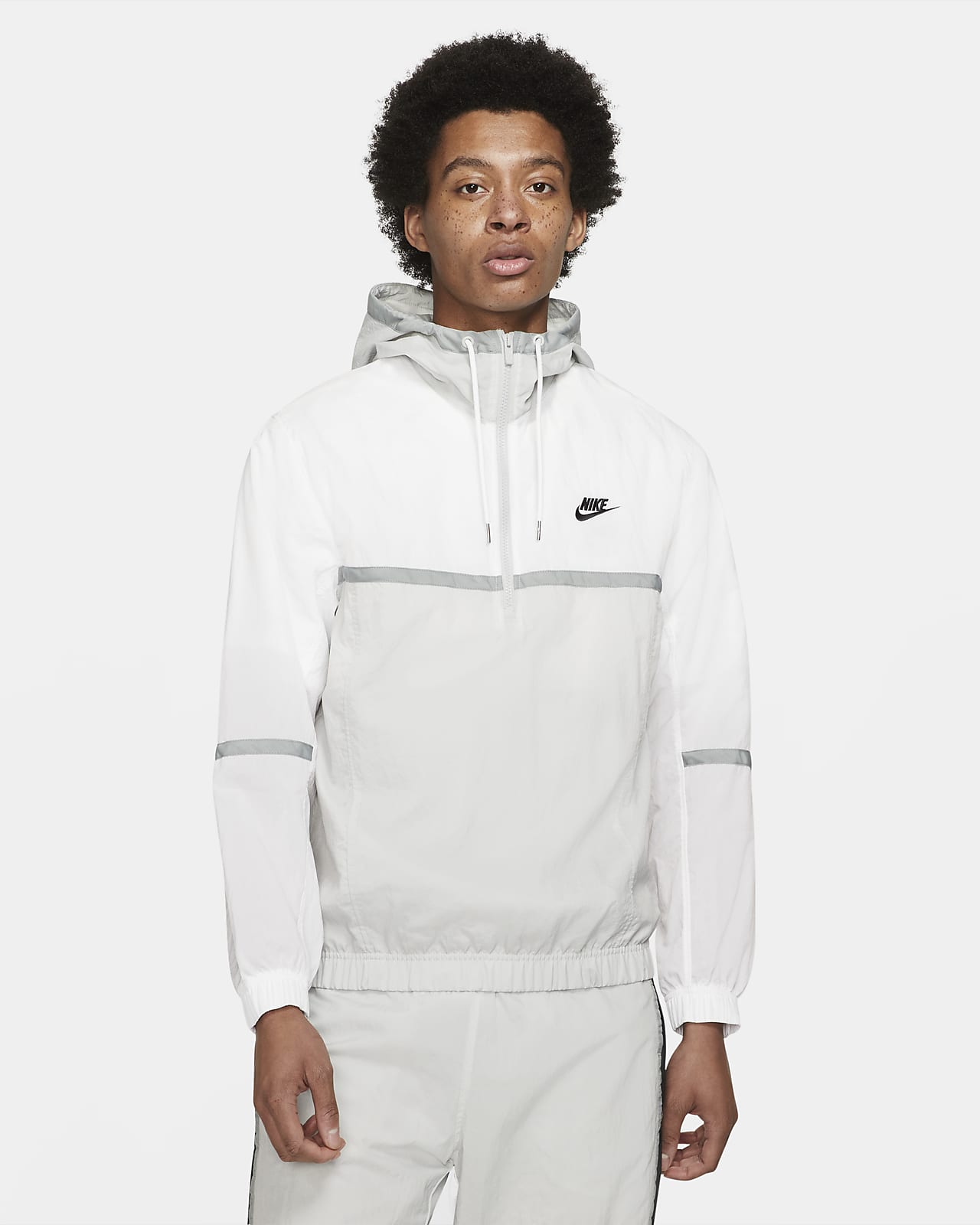 nike hooded woven jacket