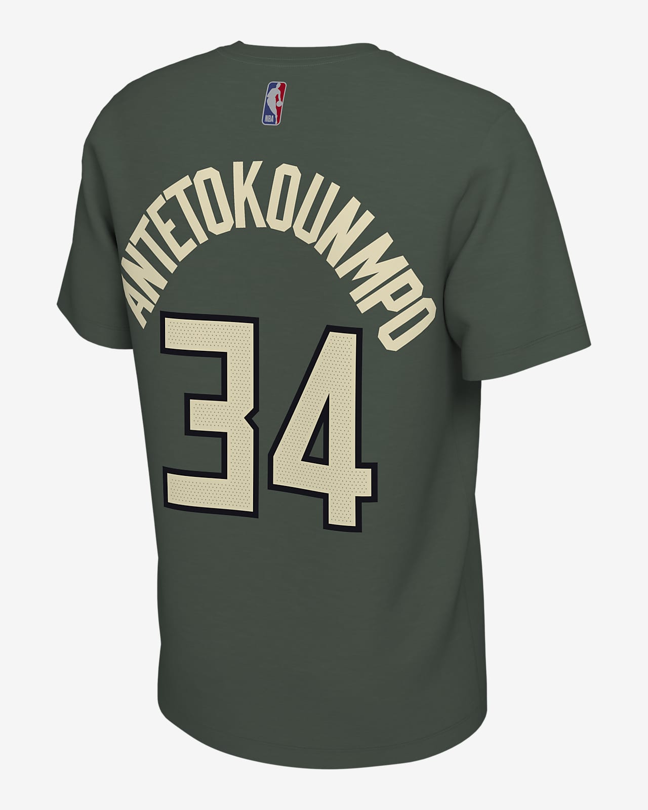 Giannis Antetokounmpo Bucks Earned Edition Men's Nike NBA T-Shirt. Nike.com