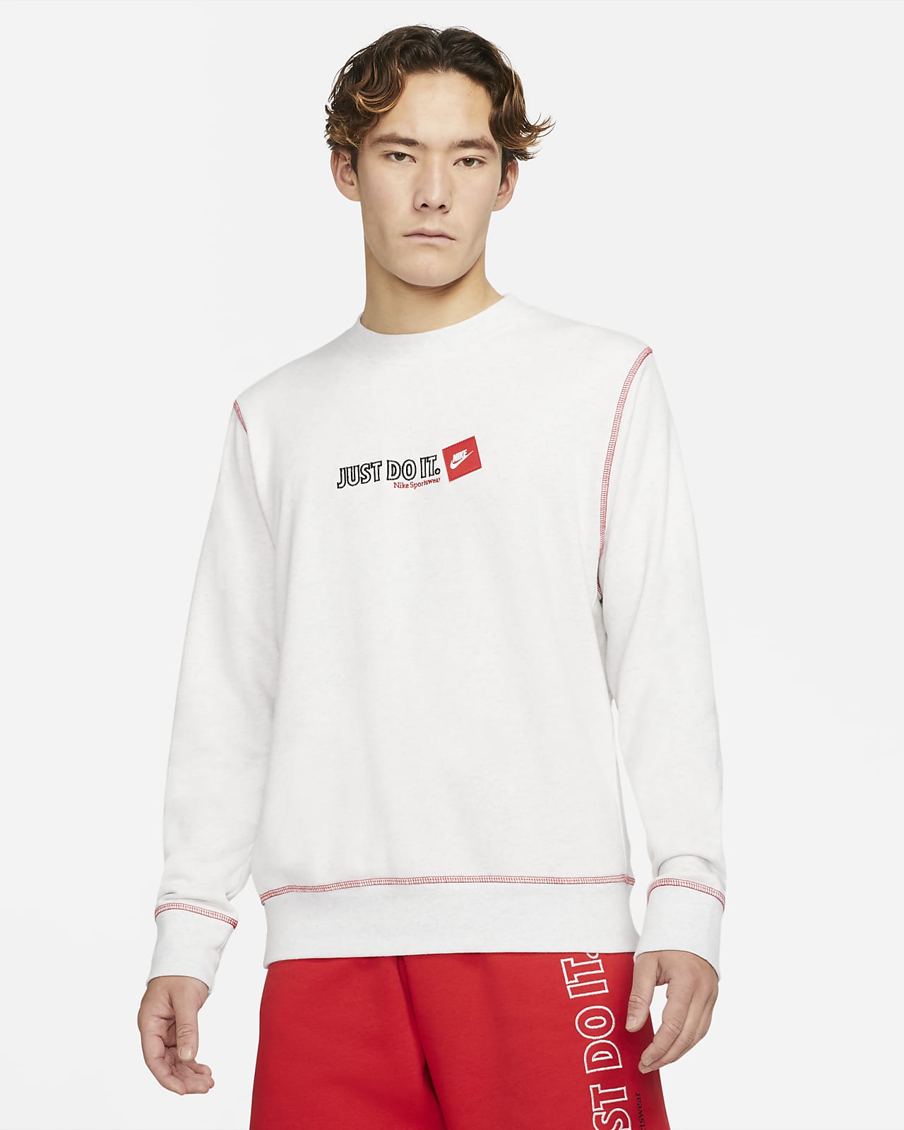 nike french terry crew