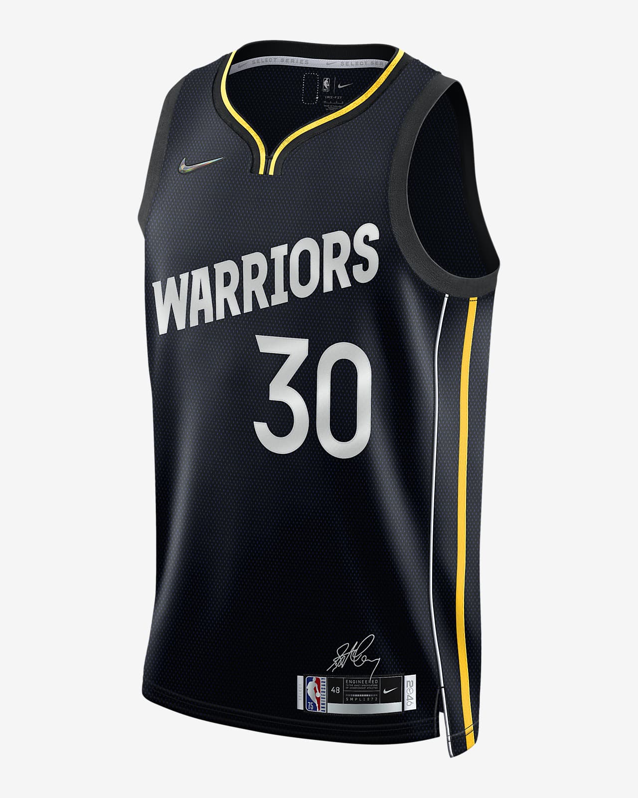 Camisola da NBA Nike Dri-FIT Stephen Curry Warriors para homem