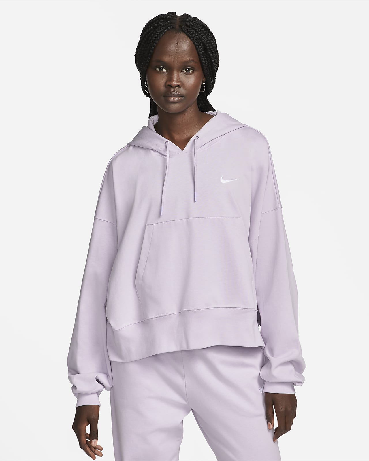 Nike Sportswear Women's Oversized Jersey Pullover Hoodie. Nike AE