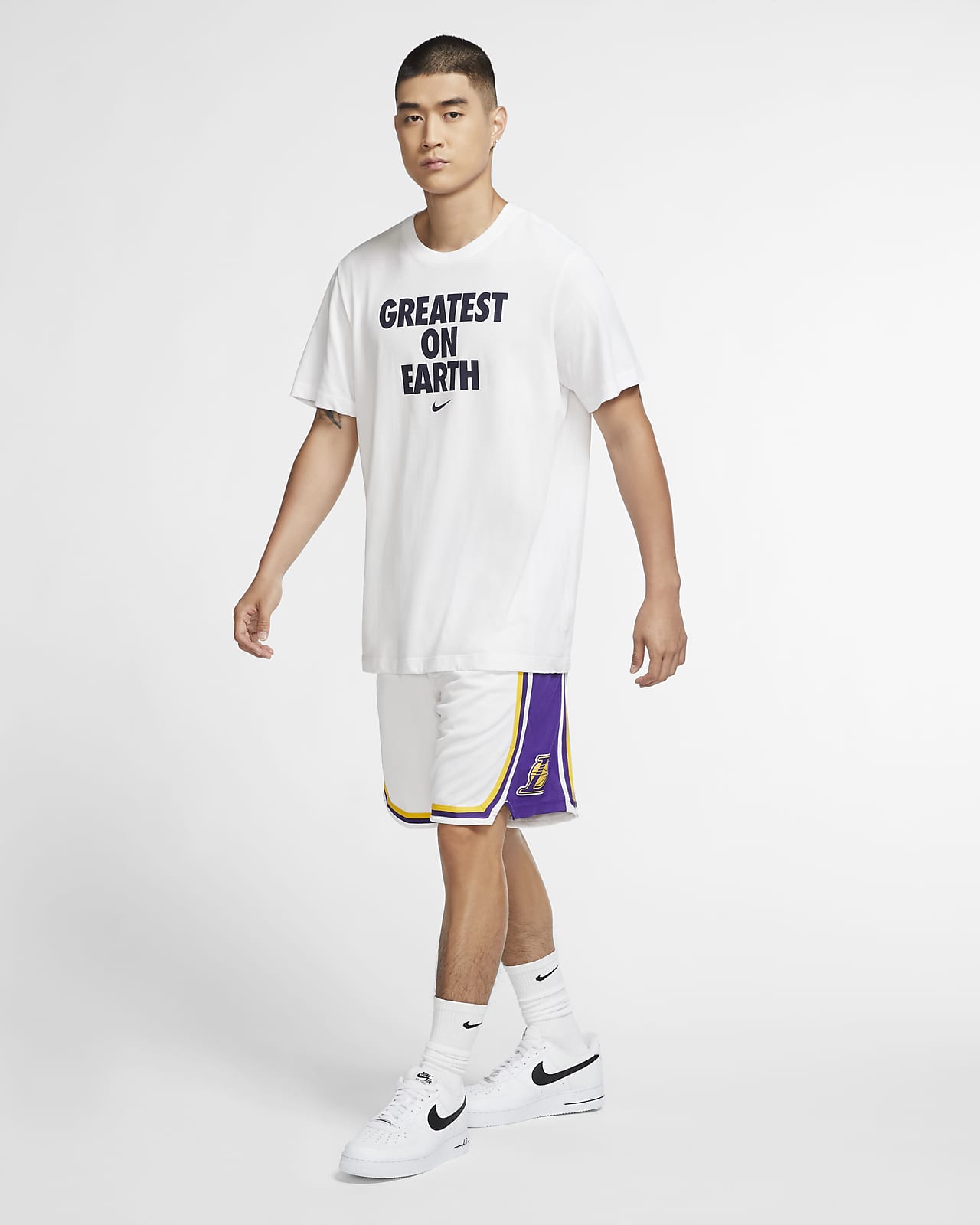 LOS ANGELES LAKERS Men’s Blue Retro Basketball Shorts Size S-XXL