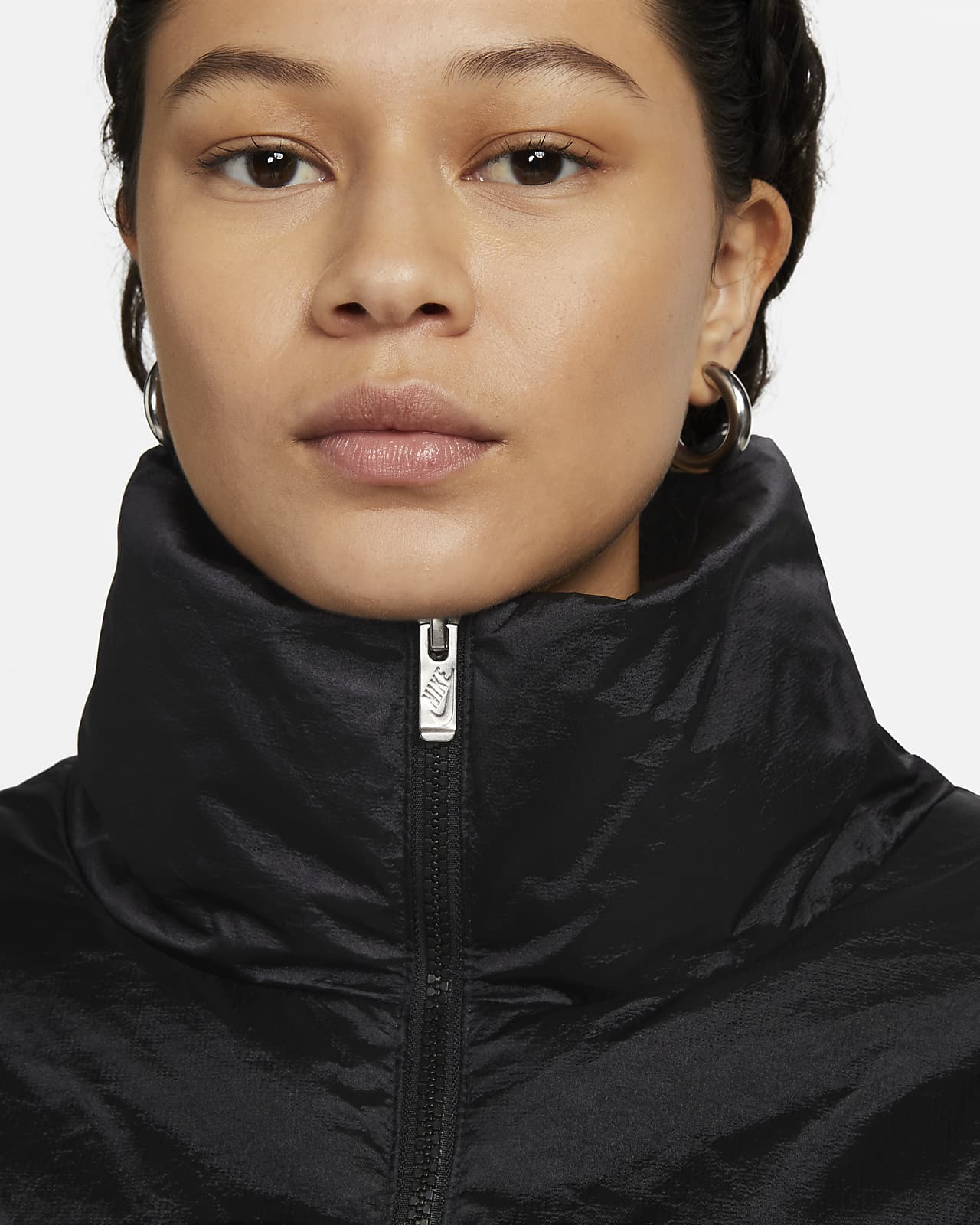 Nike Sportswear Therma Fit City Series Womens Synthetic Fill Shine Jacket Nike Lu