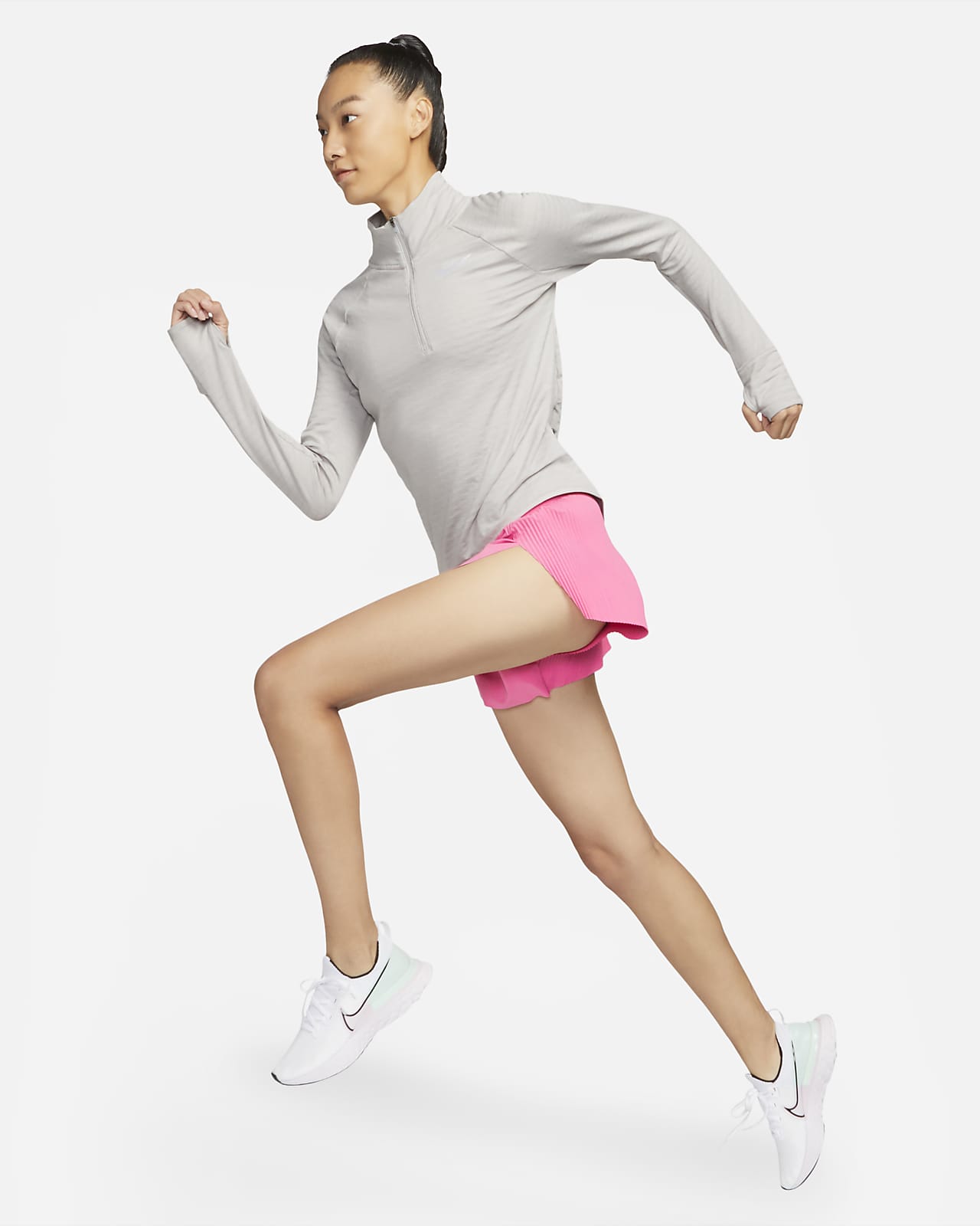 Nike AeroSwift Women's 4 2-in-1 Running Shorts Flyvent Built-in