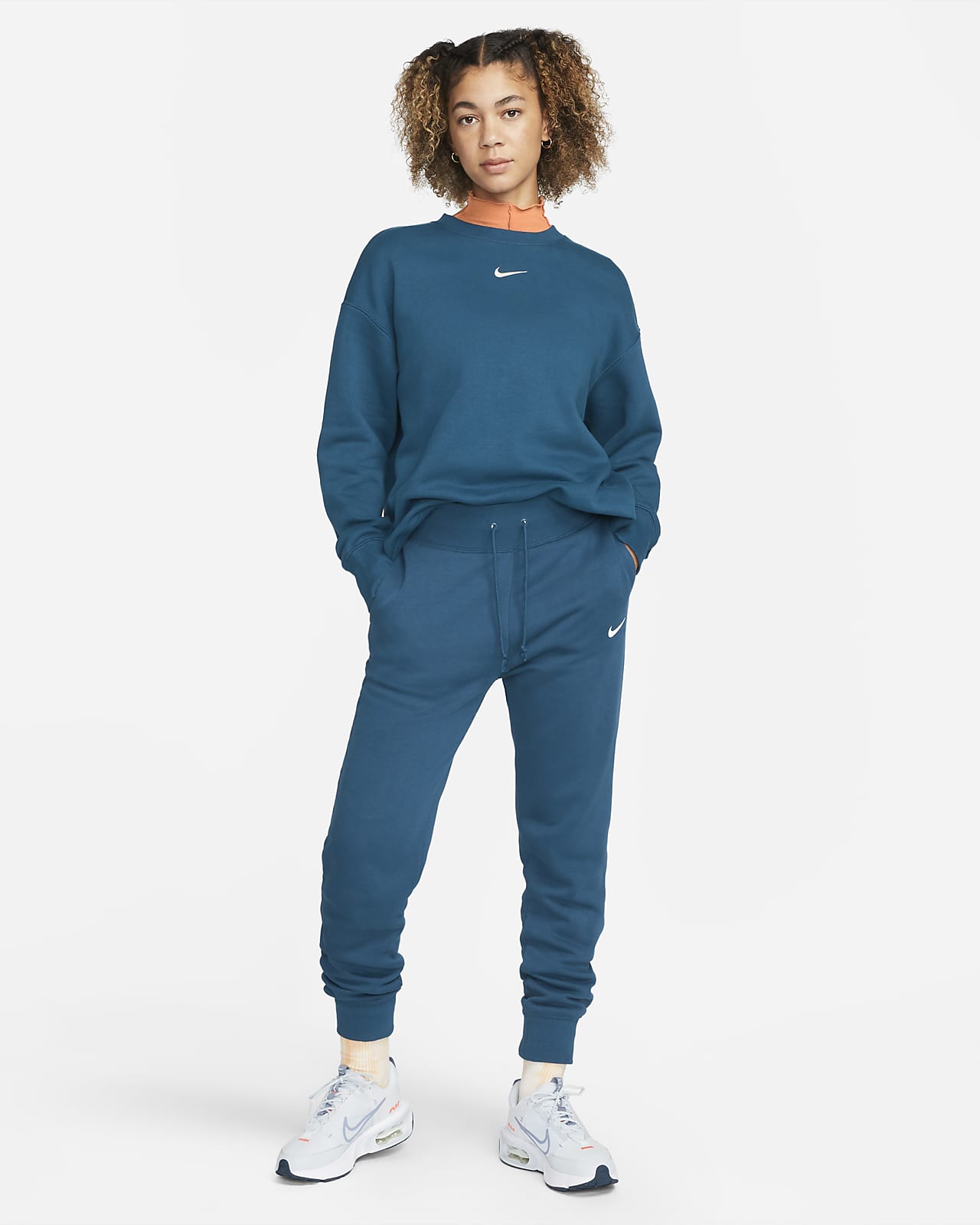 oosters uitvinden Mus Nike Sportswear Phoenix Fleece Women's High-Waisted Joggers. Nike.com