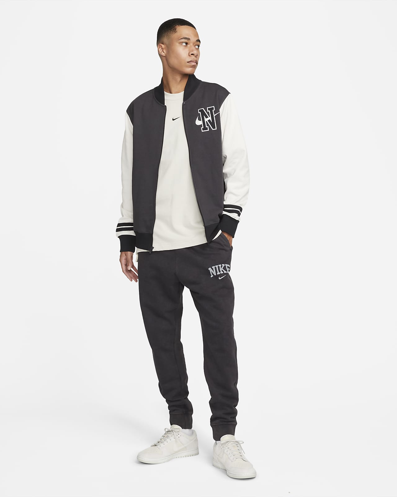 nike men fleece jackets
