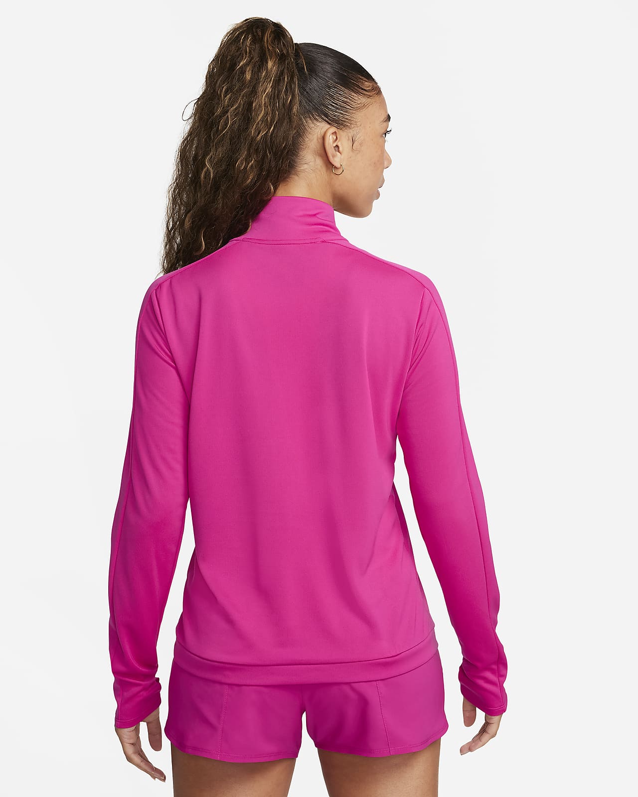 nike women's quarter zip running top