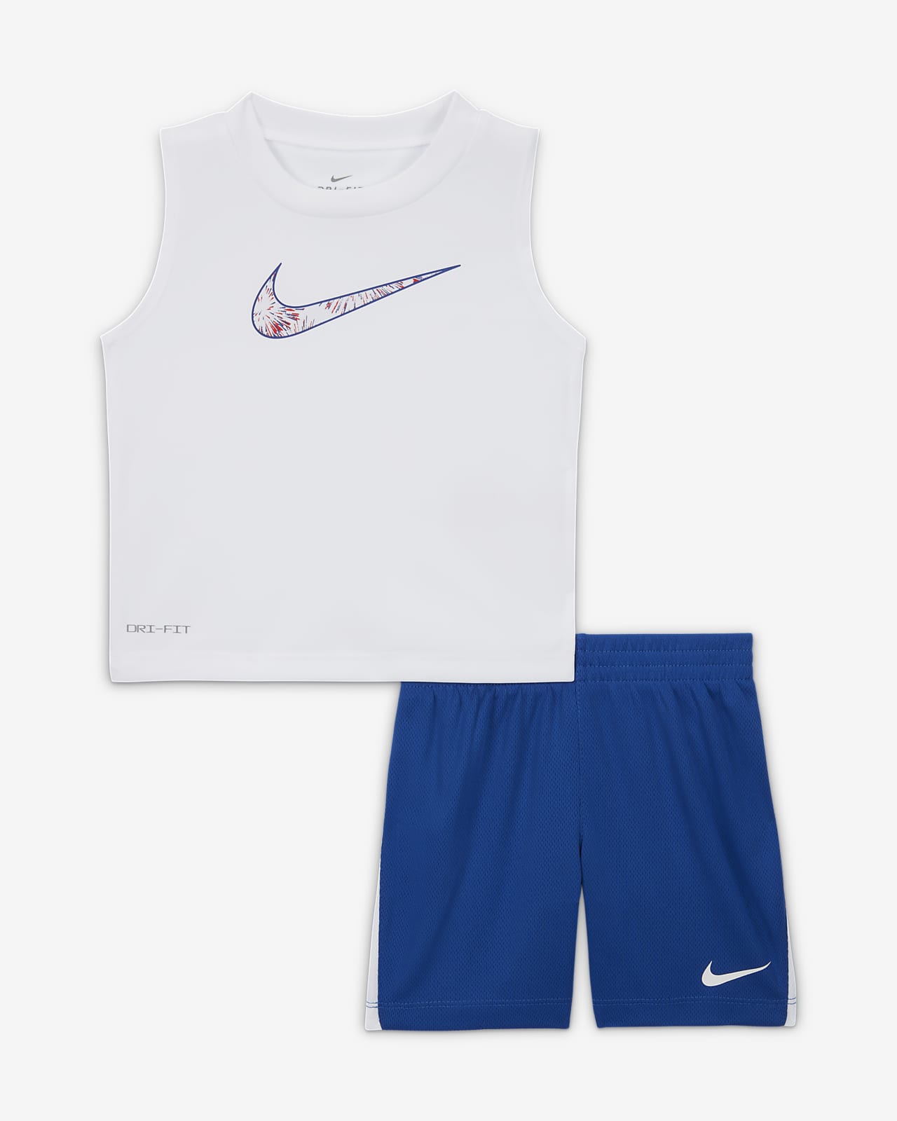 Conjunto de camiseta de tirantes y shorts para bebé (de 12 a 24 meses) Nike.  Nike.com