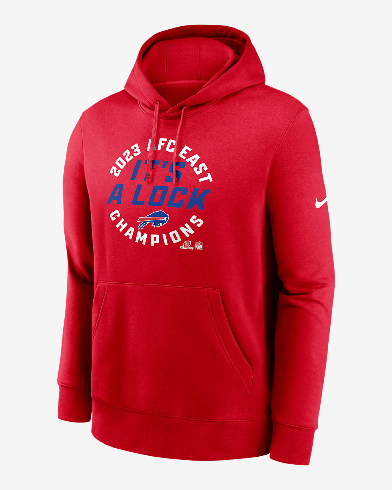 Buffalo Bills 2023 AFC East Champions Trophy Collection Men's Nike NFL Pullover Hoodie
