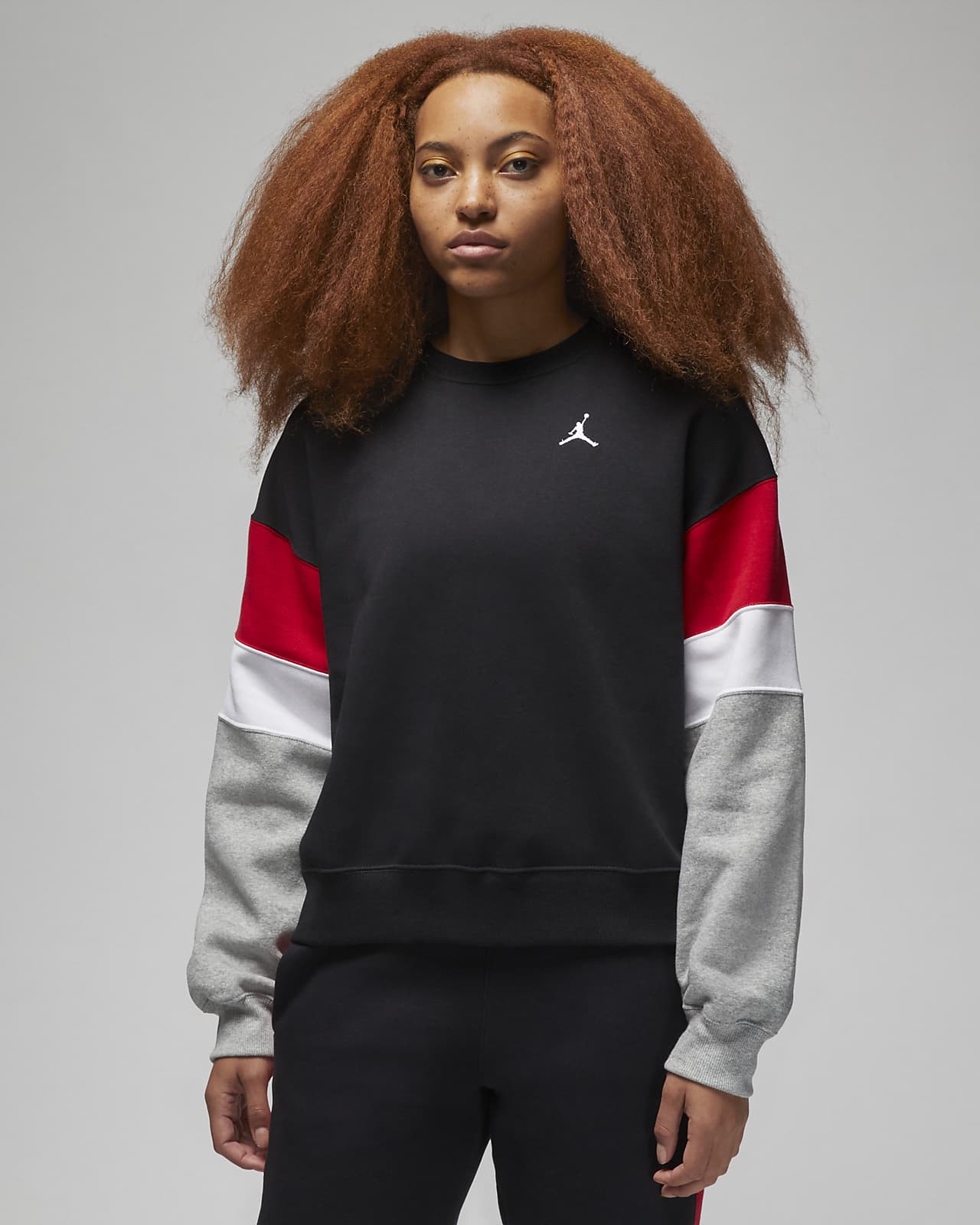 Jordan Brooklyn Fleece Women's Crew-Neck Sweatshirt. Nike AT