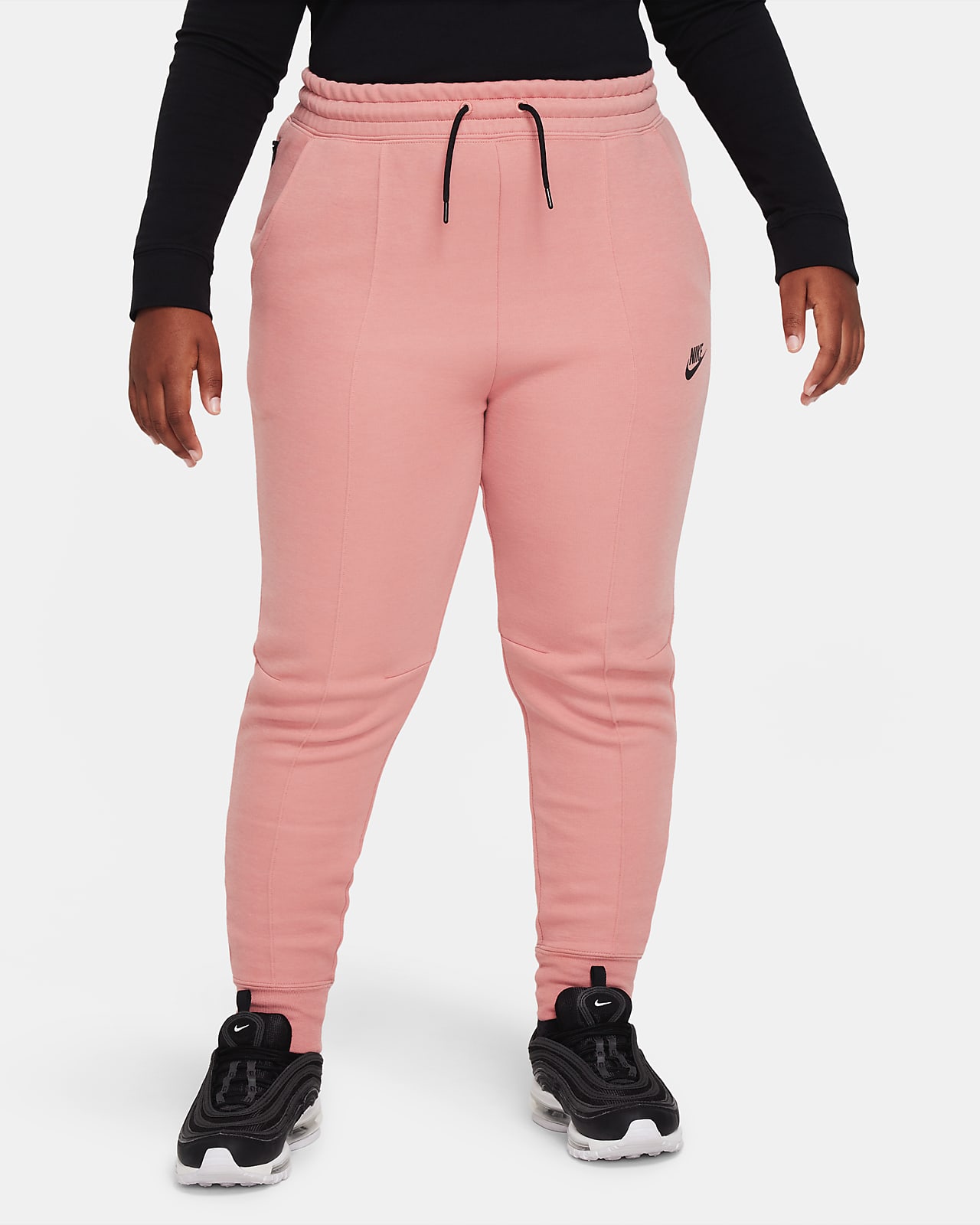 Joggers para niña talla grande (talla amplia) Nike Sportswear Tech Fleece