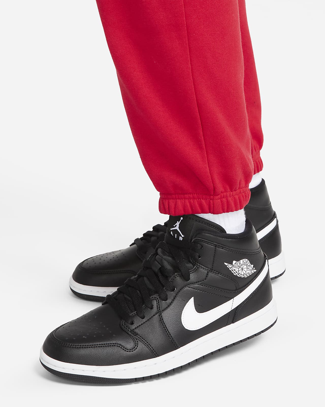 Nike air jordan 1 mid satin red dames sneaker rood met korting bij  Sneakerbron