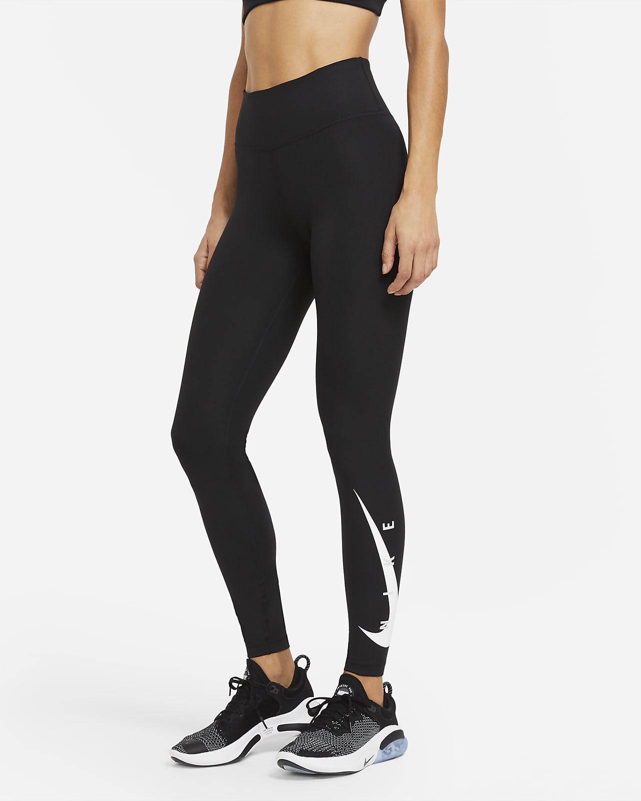 Nike Swoosh Run 7/8-hardlooplegging met halfhoge taille voor dames
