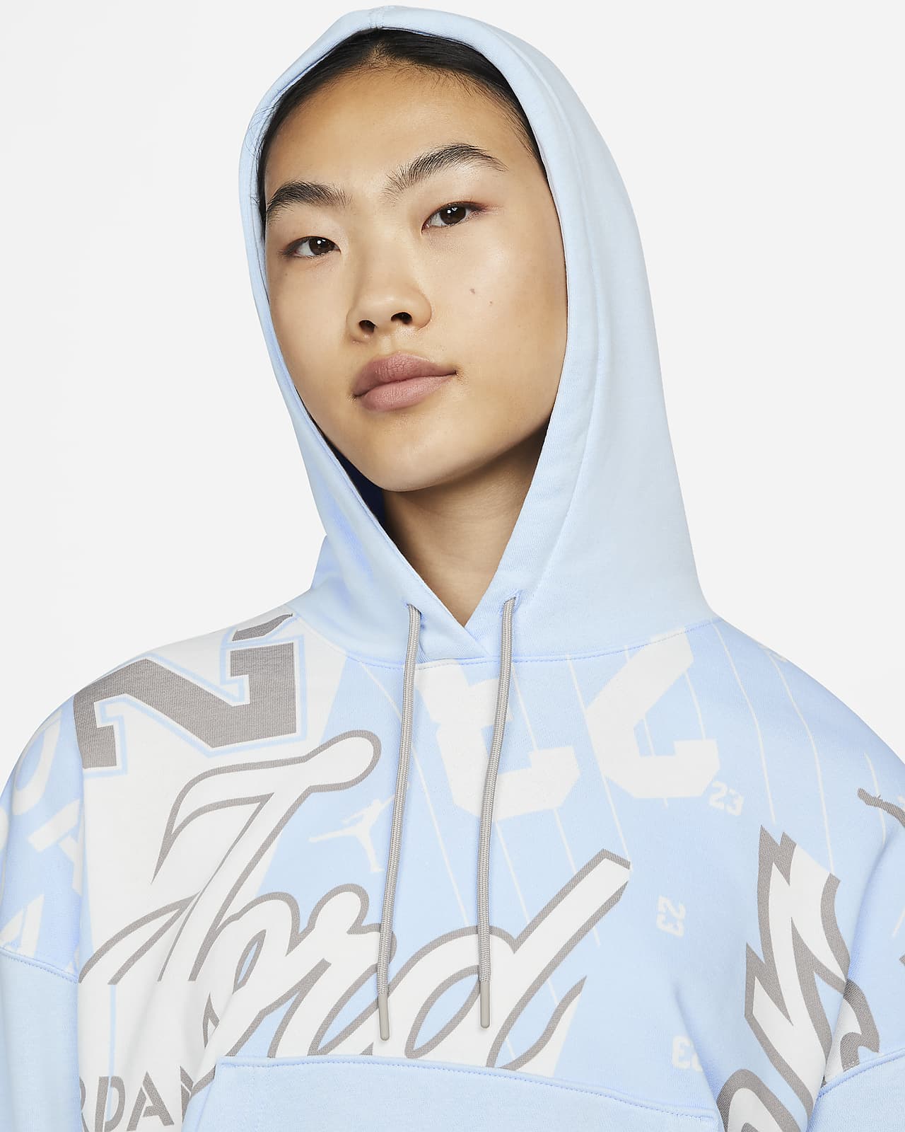 Jordan Sudadera con capucha de tejido Fleece con estampado por toda la  prenda - Mujer. Nike ES