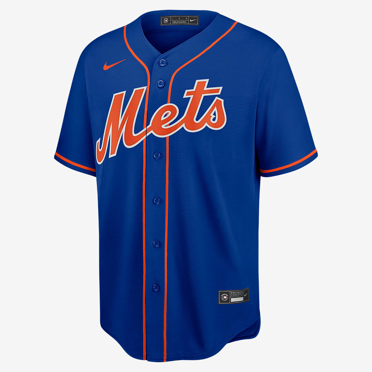 A tiempo Electricista dedo Jersey de béisbol Replica para hombre MLB New York Mets (Jacob deGrom). Nike .com