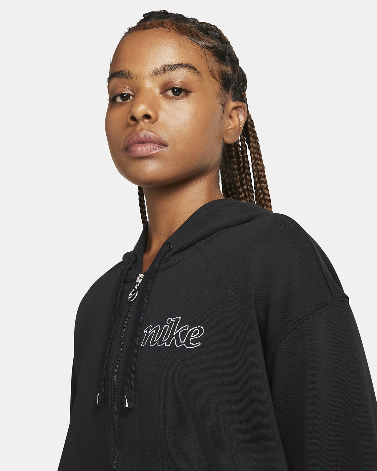 Nike Dri-FIT Get Fit Women's Graphic Full-Zip Training Hoodie. Nike.com