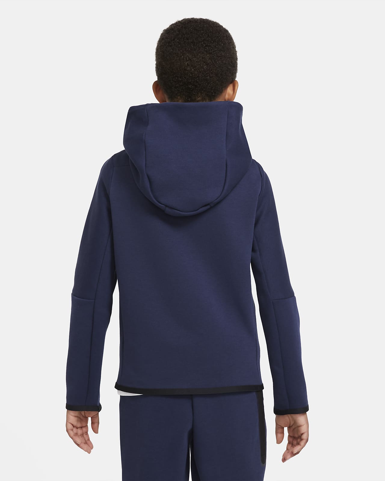 nike tech fleece navy hoodie