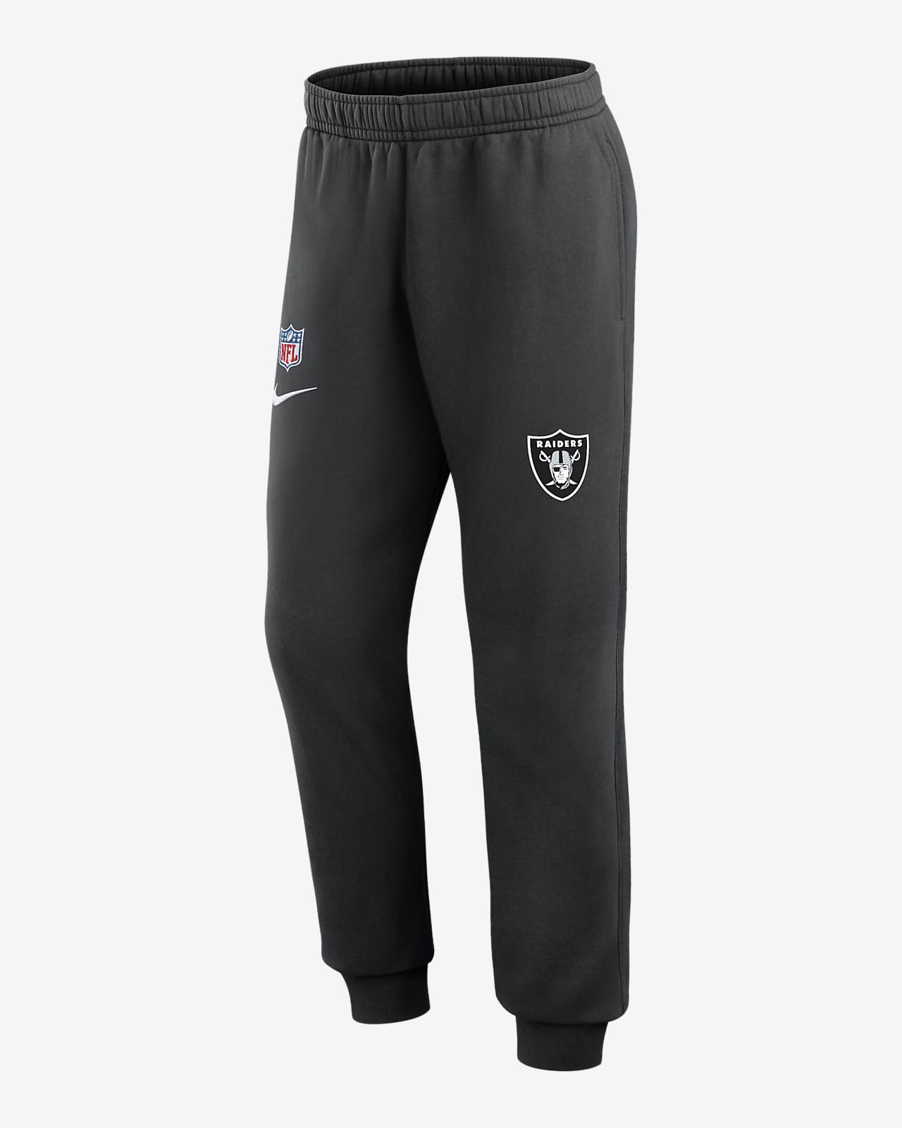 Men's Nike Black Las Vegas Raiders 2023 Sideline Club Jogger Pants