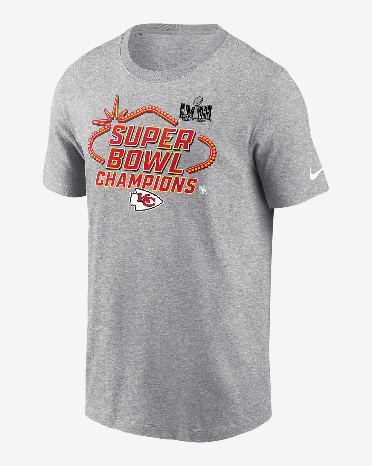 Kansas City Chiefs Super Bowl LVIII Champions Trophy Collection Men's Nike NFL T-Shirt