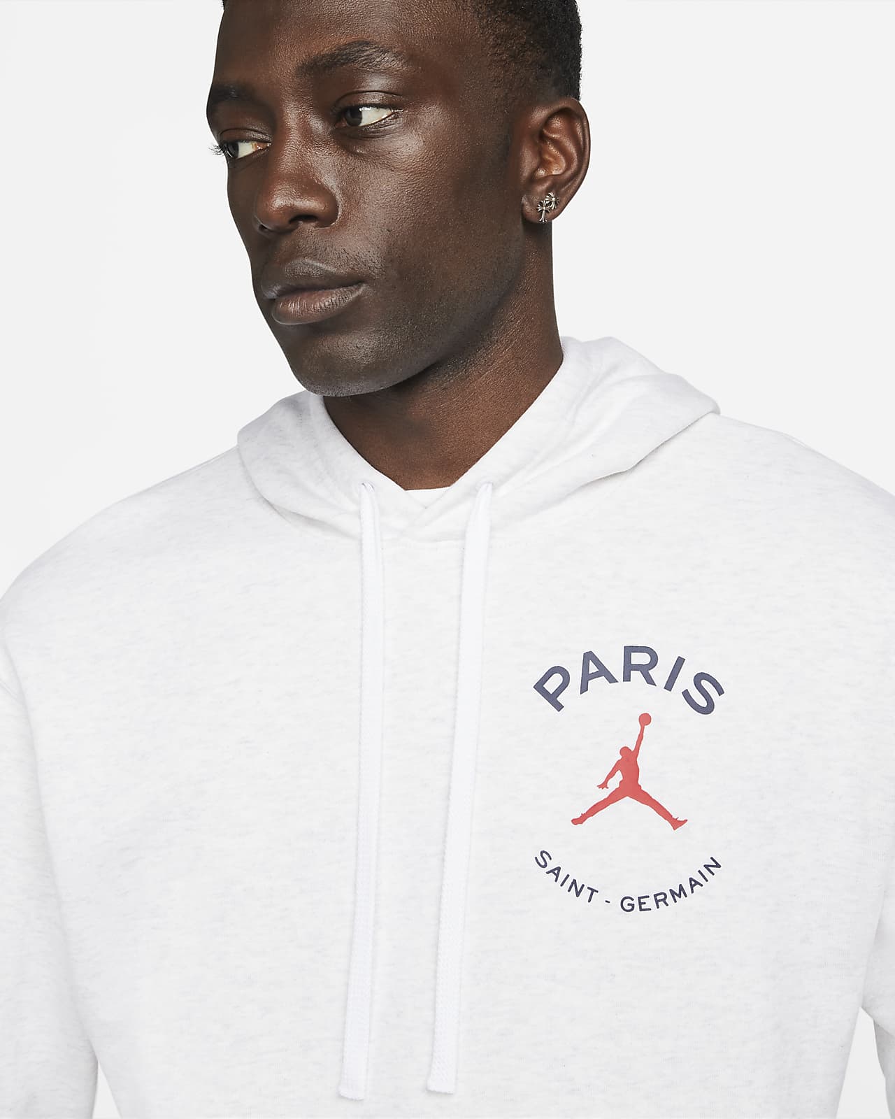 Paris Saint-Germain Men's Fleece Pullover Hoodie. Nike GB