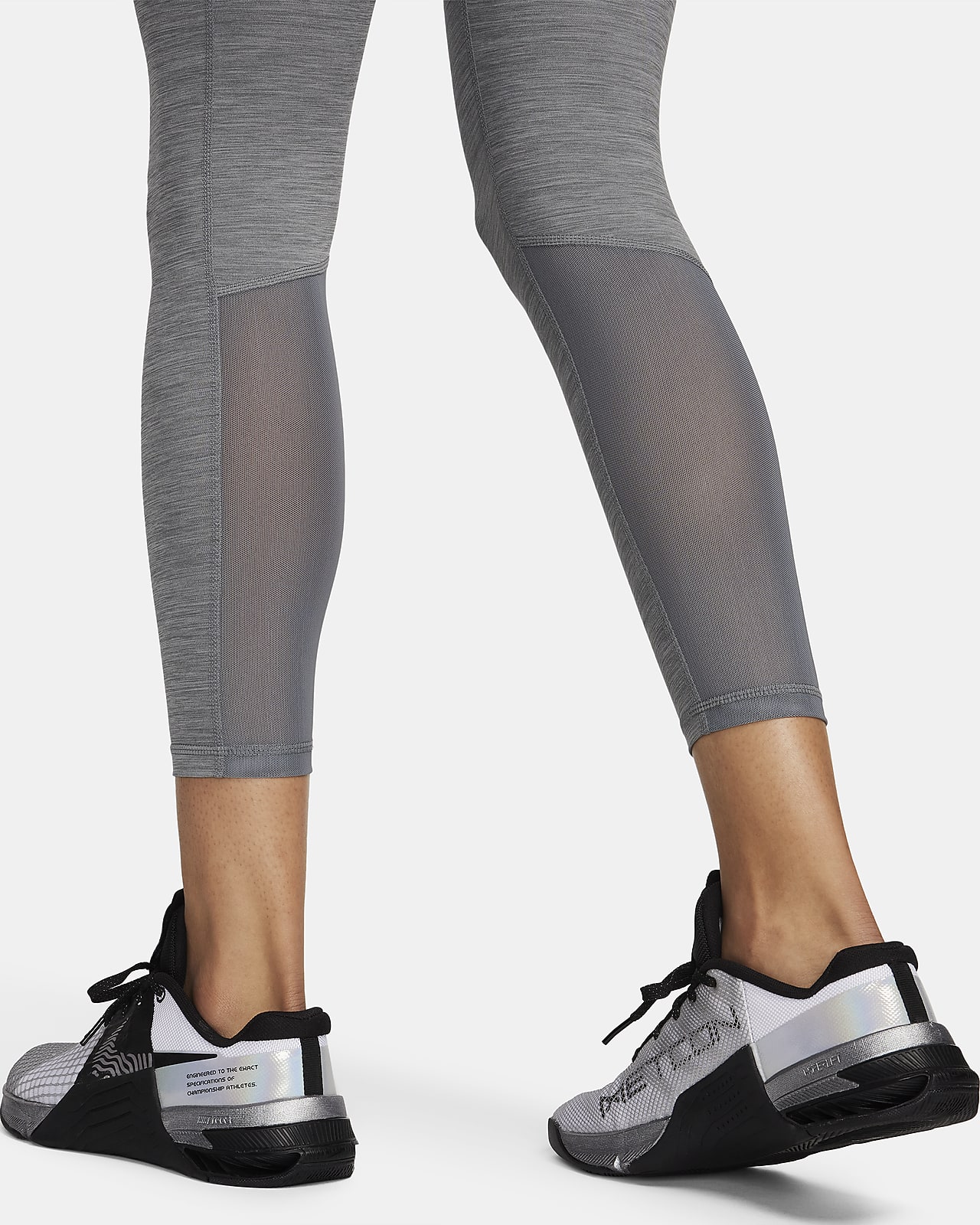 Nike Pro 365 Women\'s High-Rise 7/8 Leggings (Smoke Grey/Heather