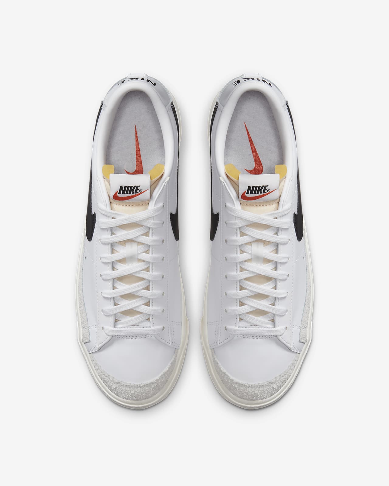 nike blazer low white