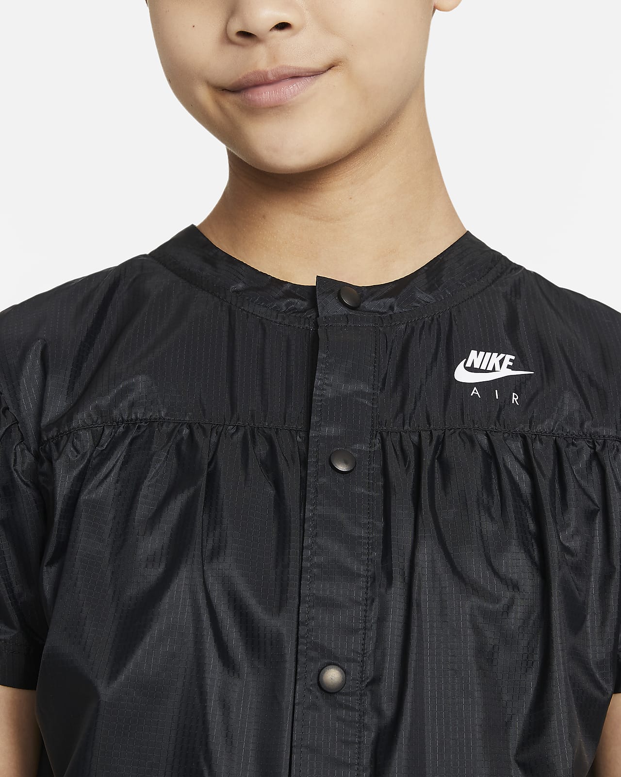 Nike Air Big Kids' (Girls') Woven Short-Sleeve Top. Nike.com