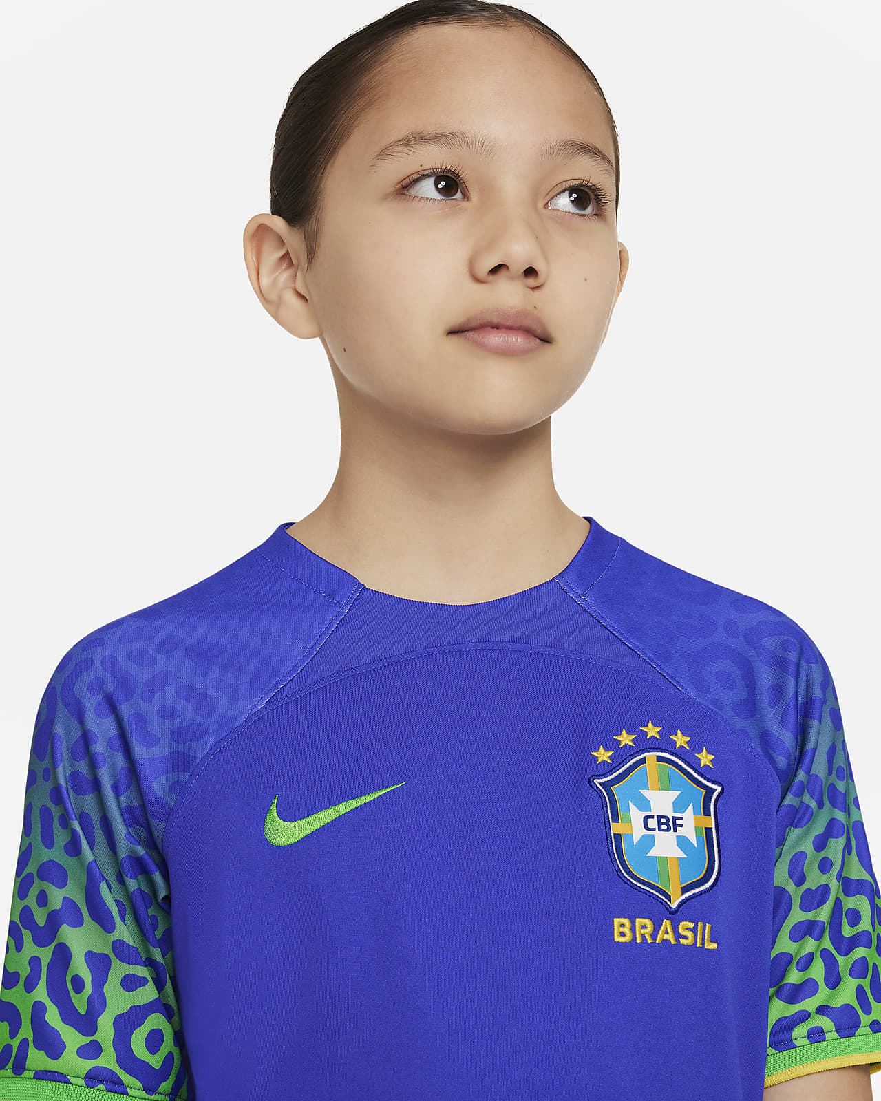 Maillot de football Nike Dri-FIT Brésil 2022/23 Stadium Extérieur pour  enfant plus âgé. Nike CA