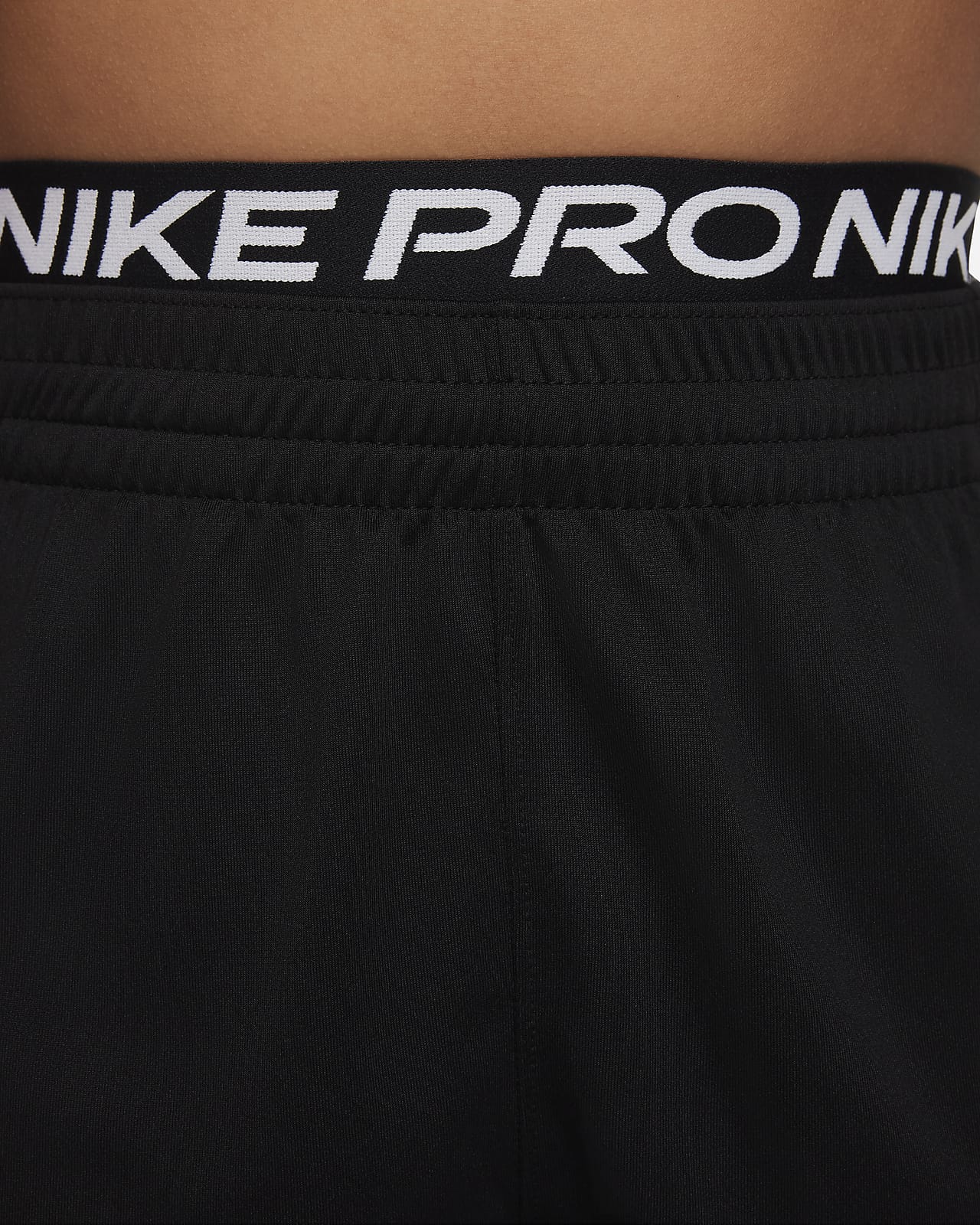 Nike Sportlegging Pro Kids Zwart Wit 