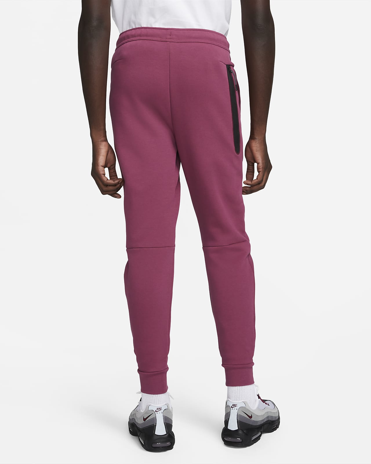 Mens Nike WhiteBlack Sportswear Swoosh Tech Fleece Pants  L  Amazonin  Clothing  Accessories