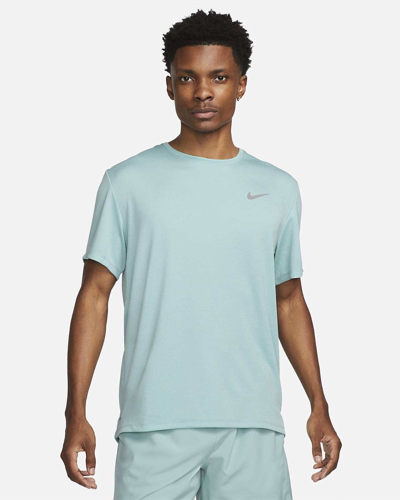 Nike Miler Men's Dri-FIT UV Short-Sleeve Running Top. Nike