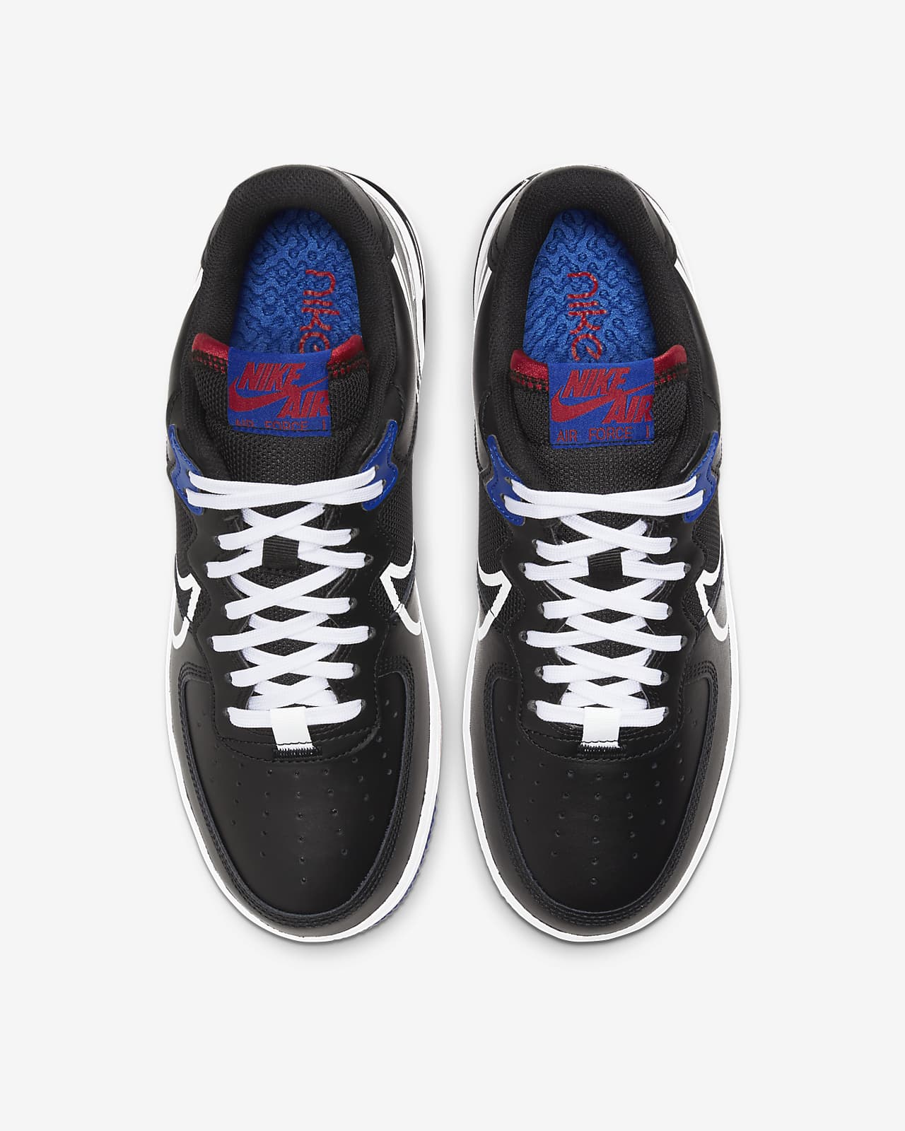 nike air force white and black mens