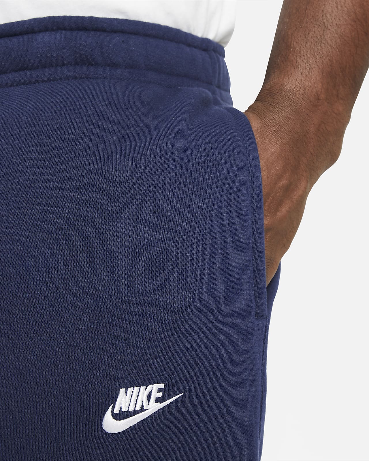 nike club joggers blue